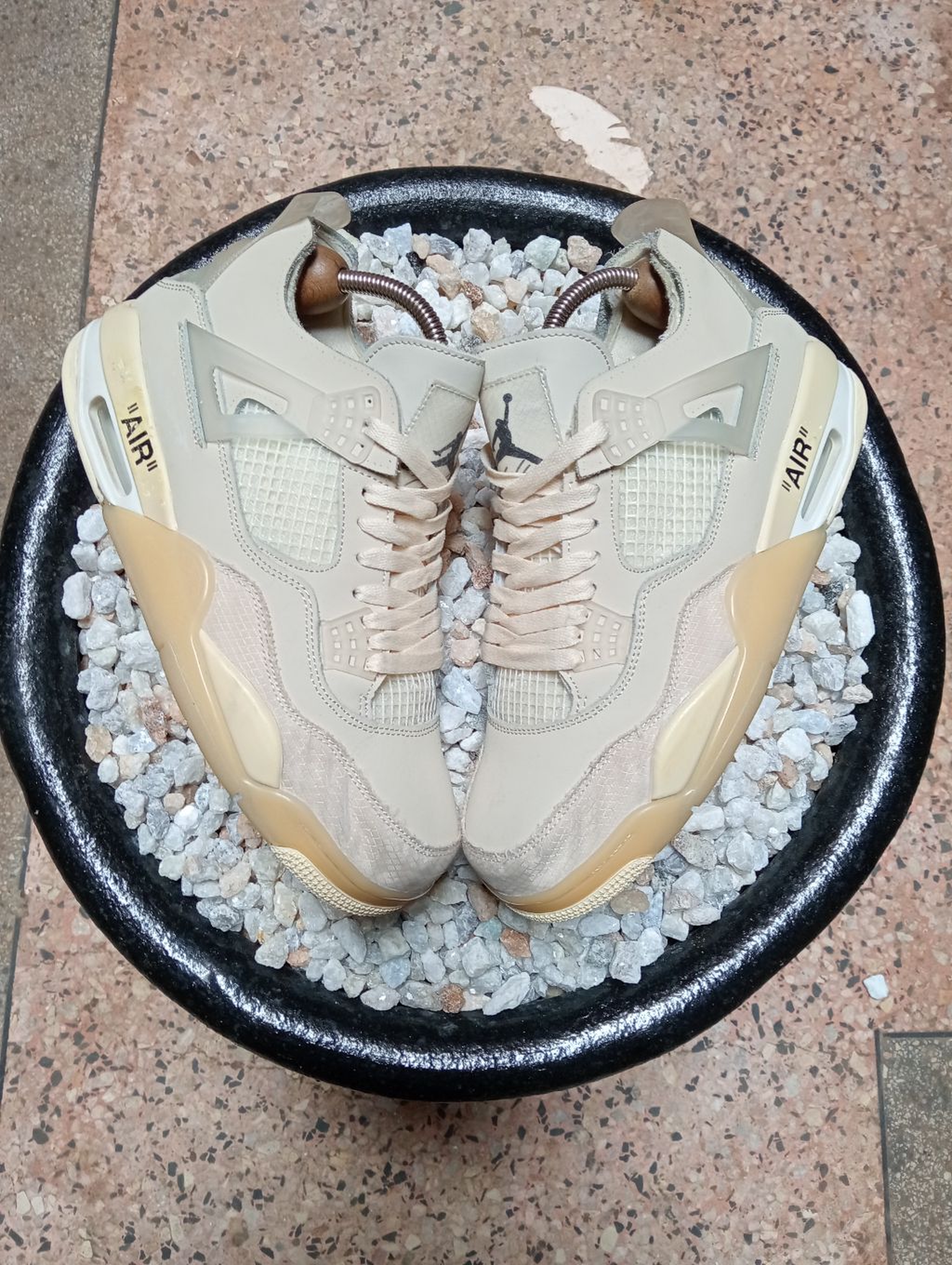 JORDAN 4 X OFF WHITE SAIL