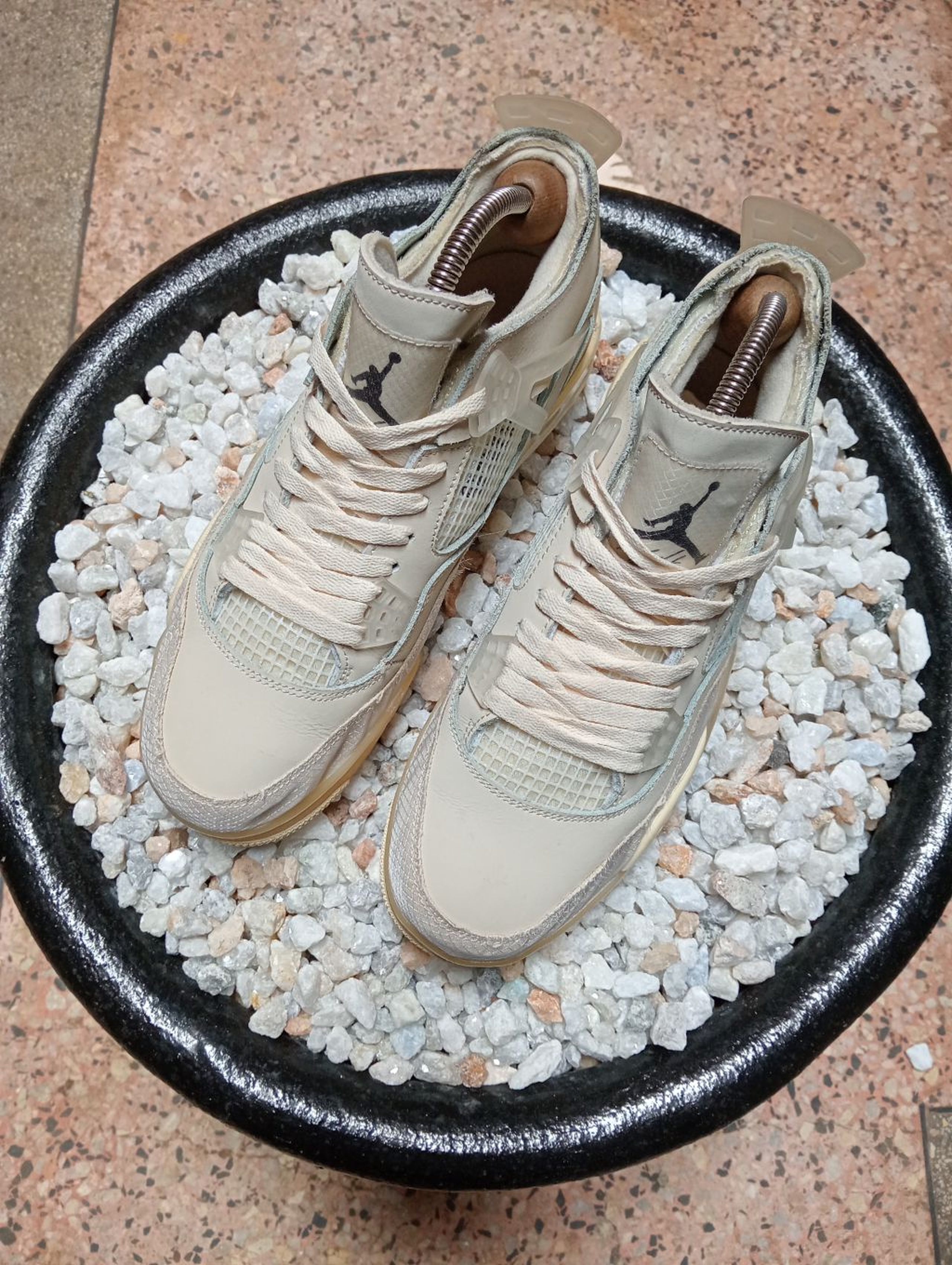 JORDAN 4 X OFF WHITE SAIL