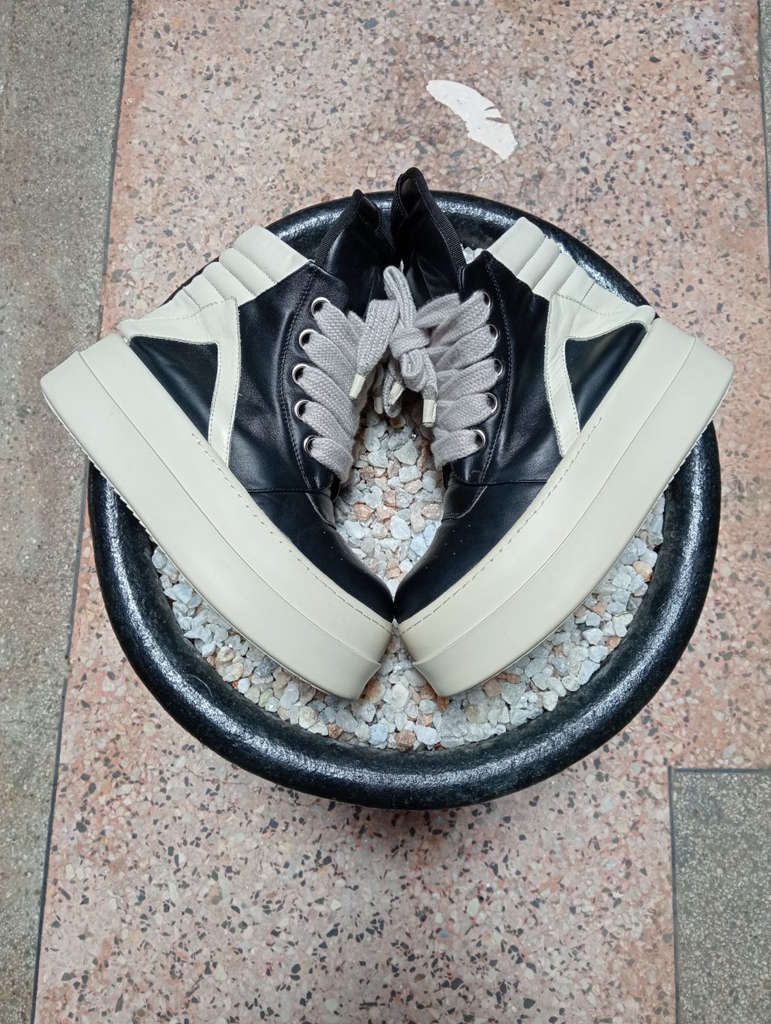 RICK OWENS GEOBASKET MEGA BUMPER 🖤