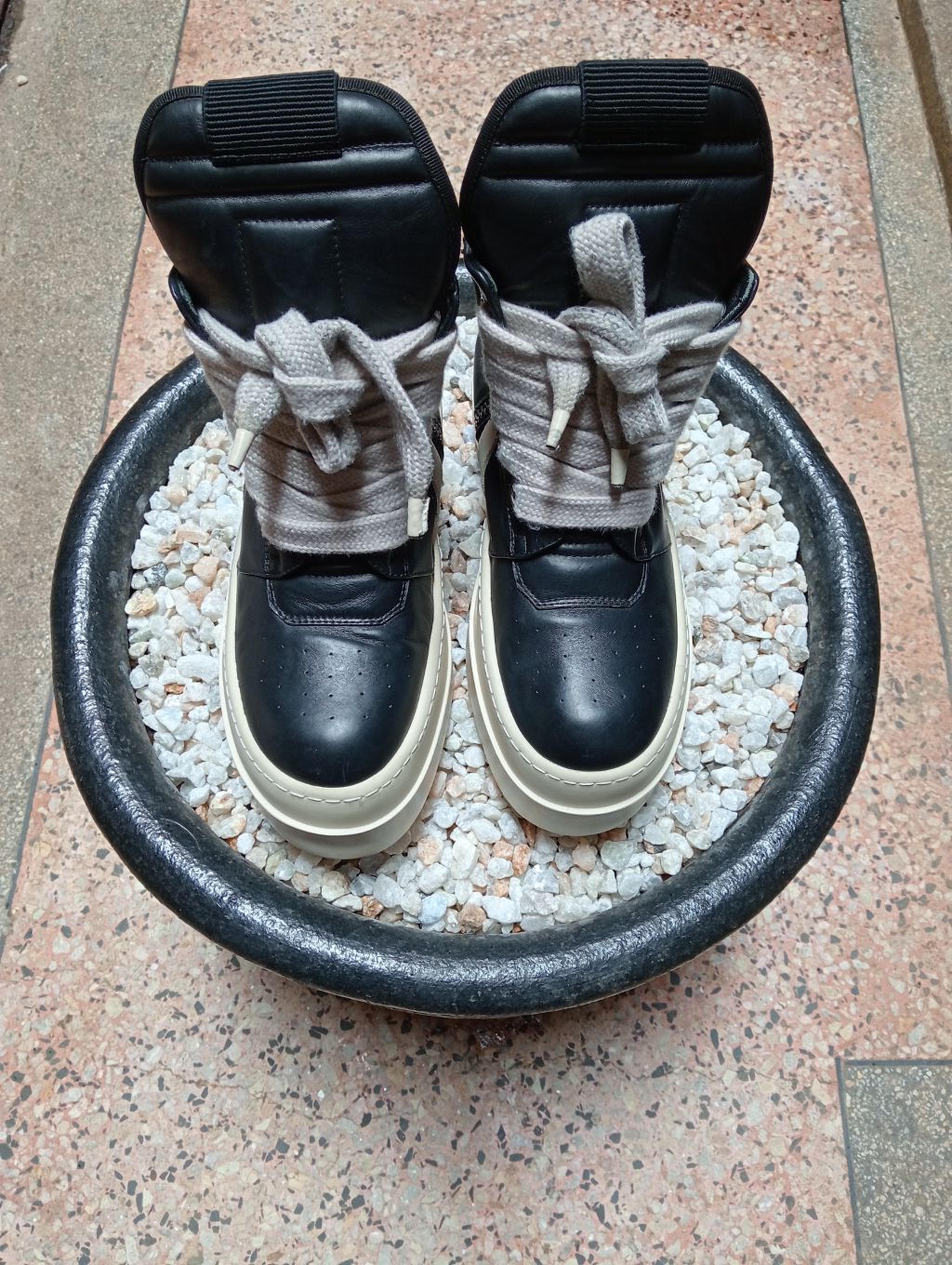 RICK OWENS GEOBASKET MEGA BUMPER 🖤