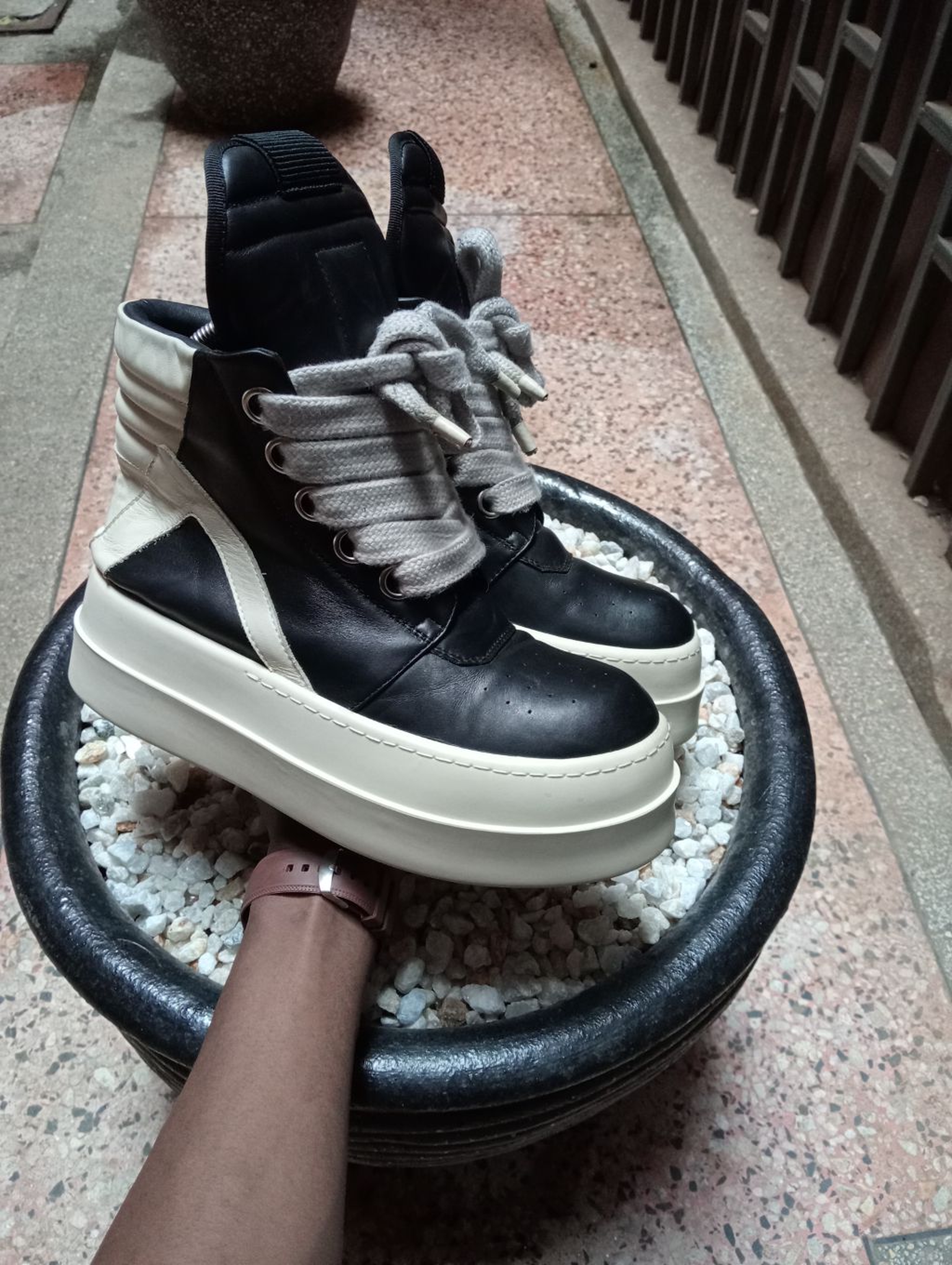 RICK OWENS GEOBASKET MEGA BUMPER 🖤