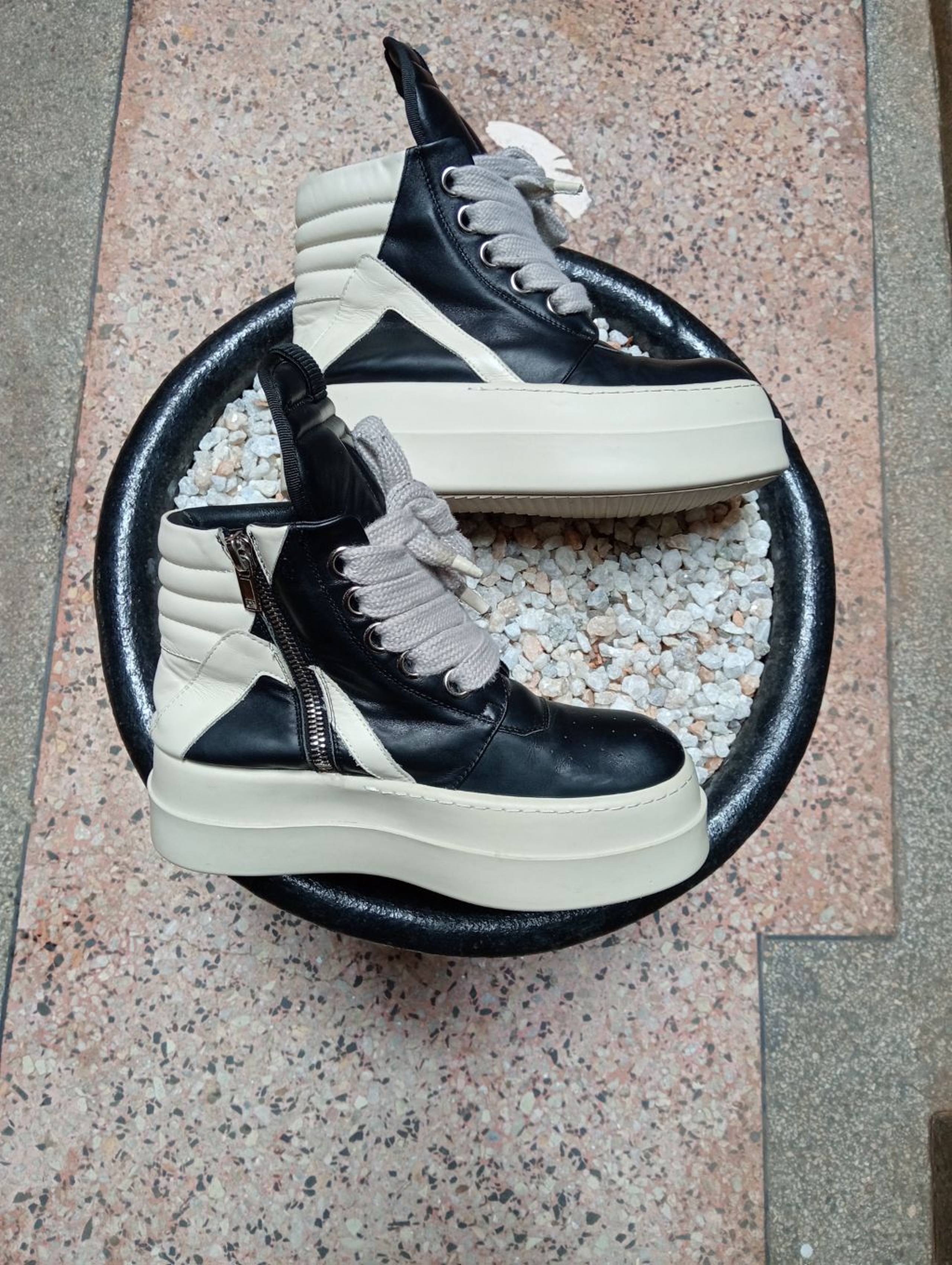 RICK OWENS GEOBASKET MEGA BUMPER 🖤