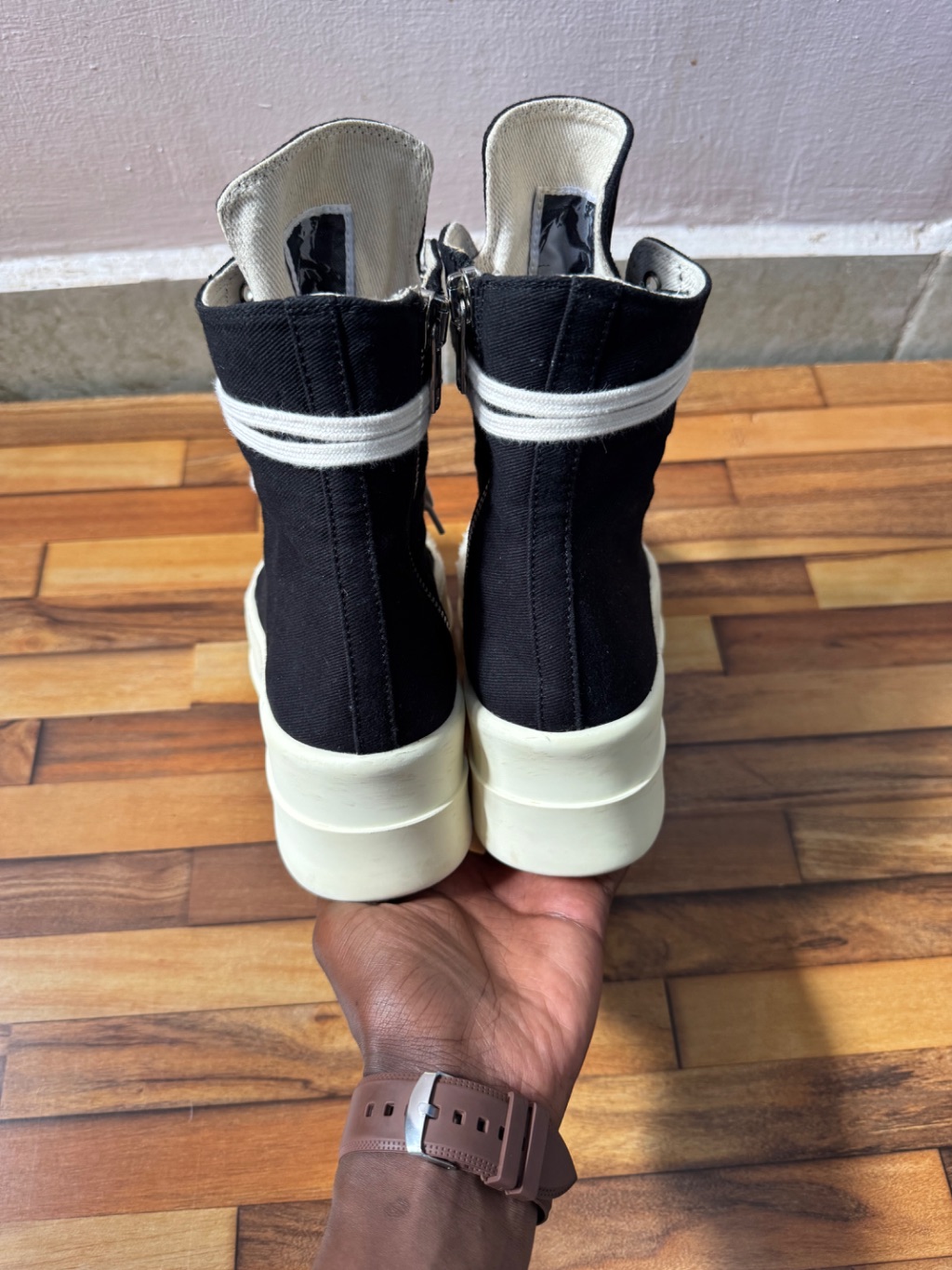 RICK OWENS DRKSHDW MEGA BUMPER HIGH TOP