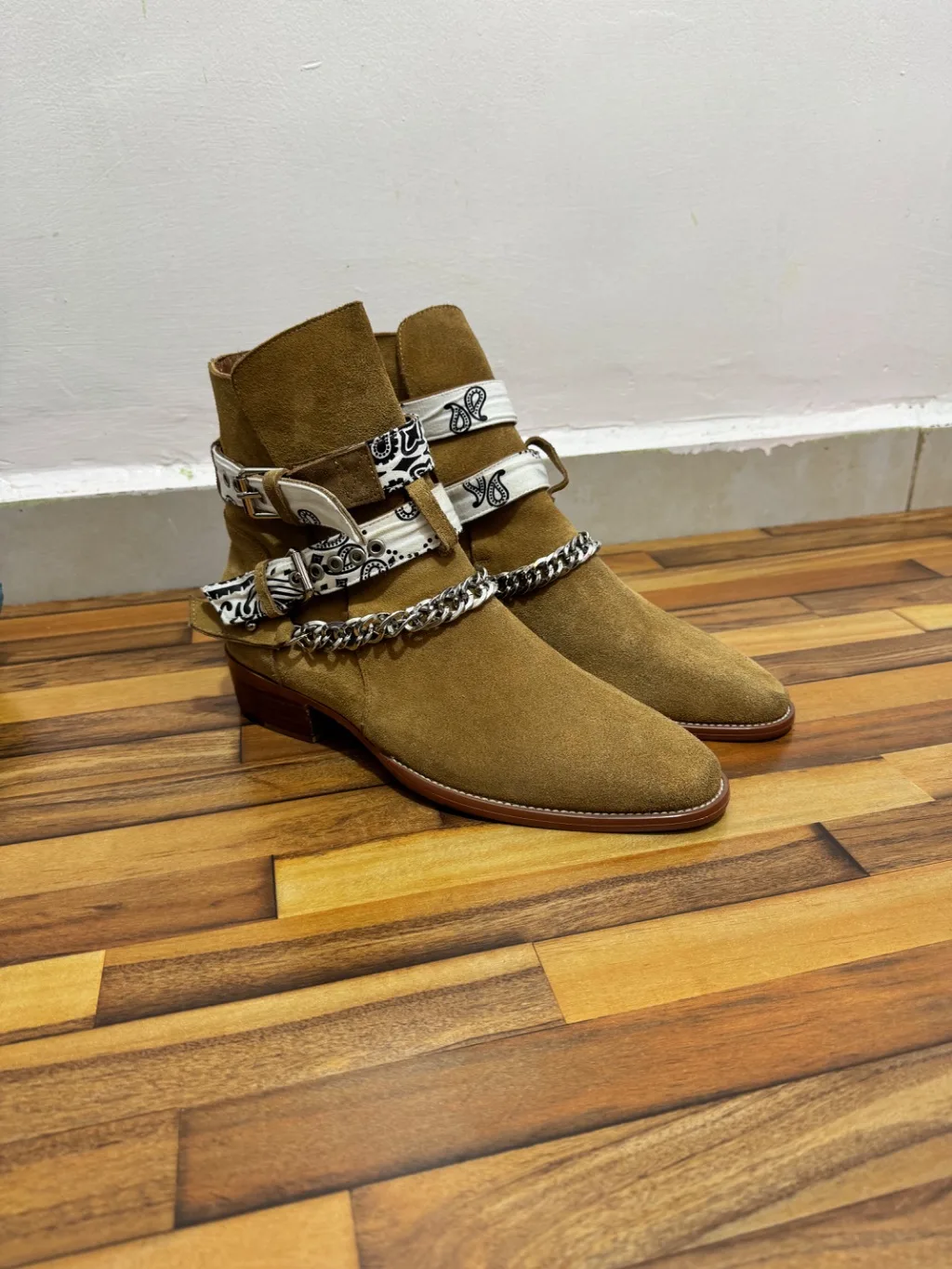 AMIRI BANDANA BUCKLE BOOTS 🔥🔥