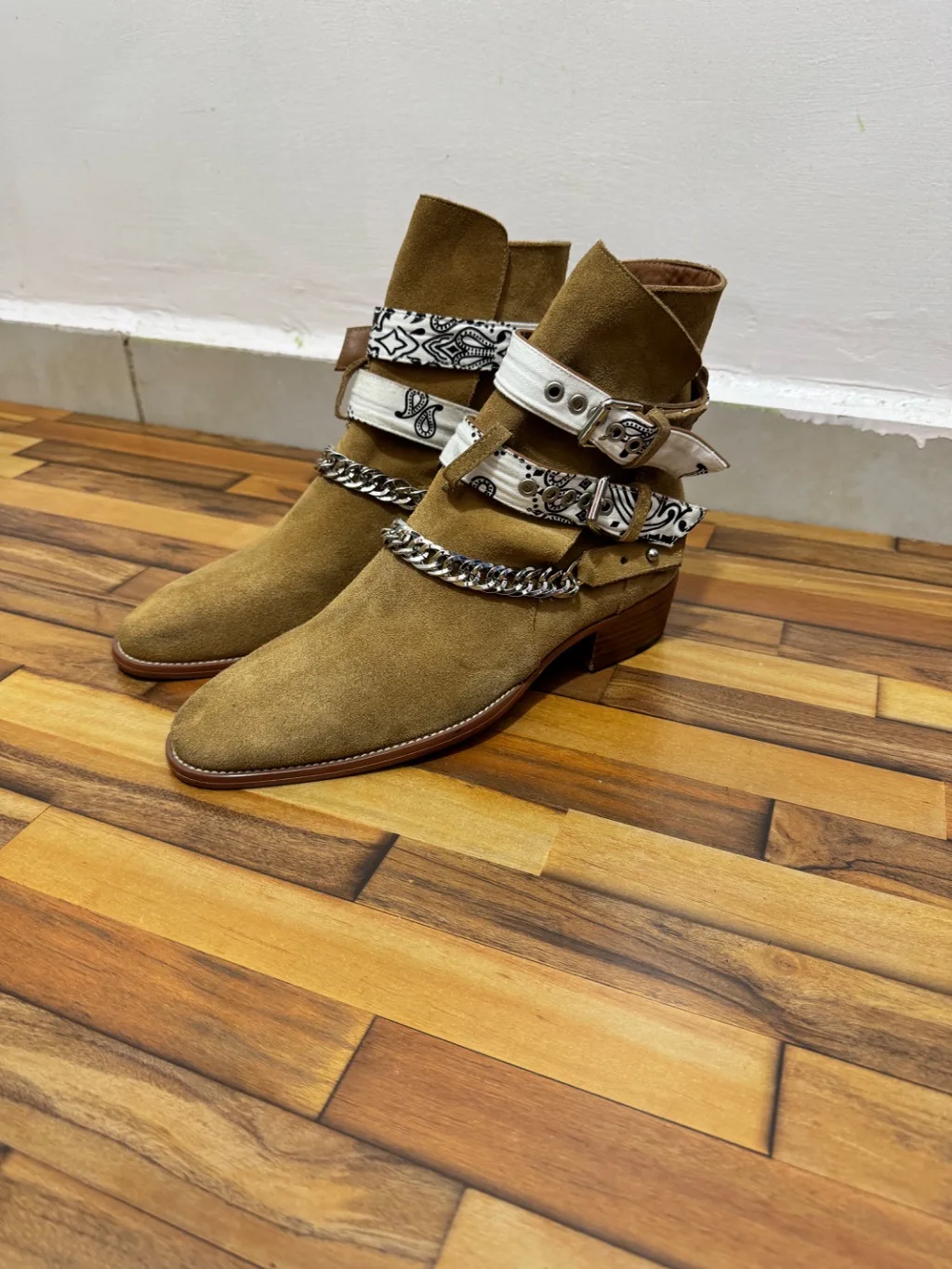 AMIRI BANDANA BUCKLE BOOTS 🔥🔥