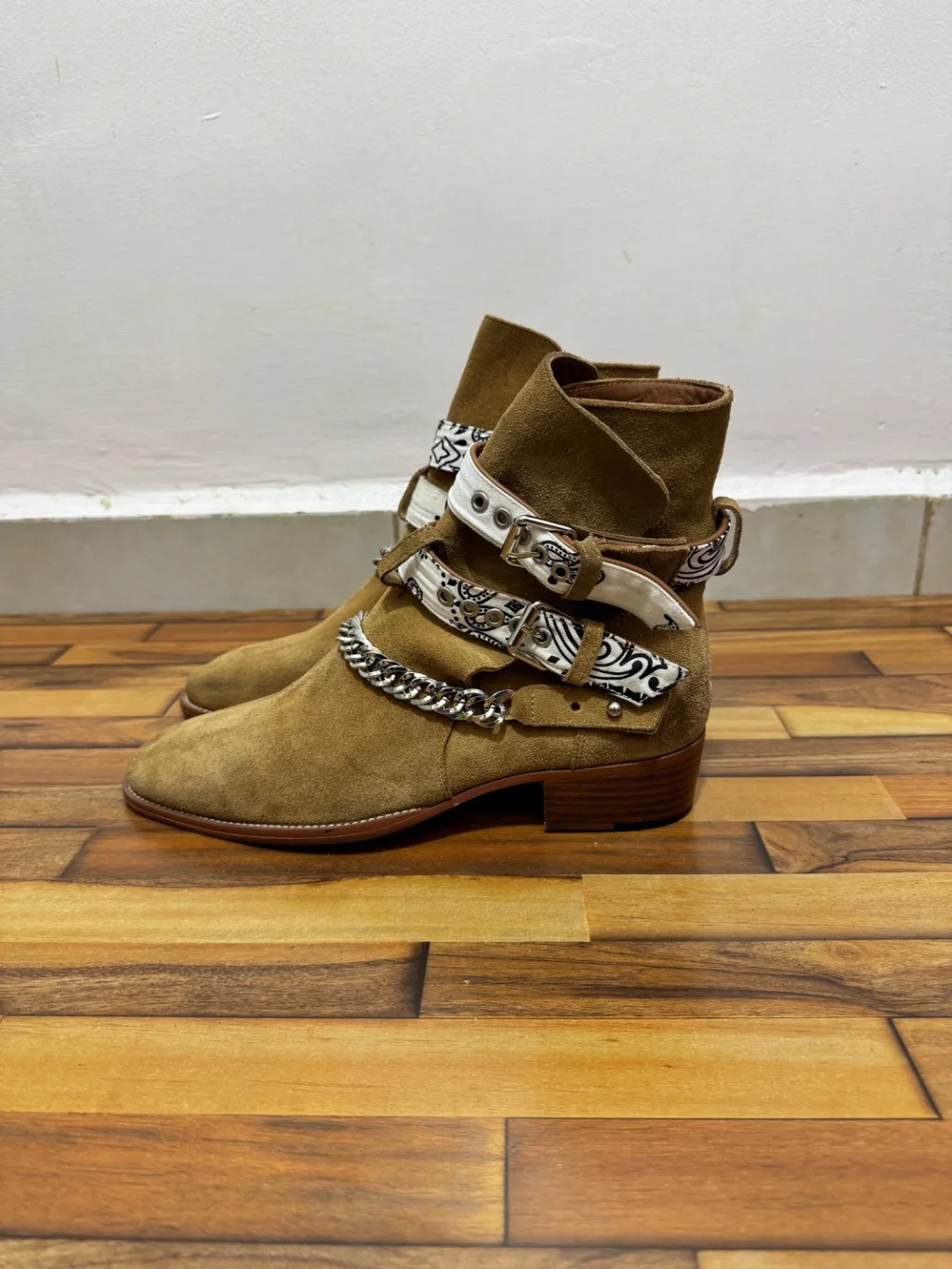 AMIRI BANDANA BUCKLE BOOTS 🔥🔥
