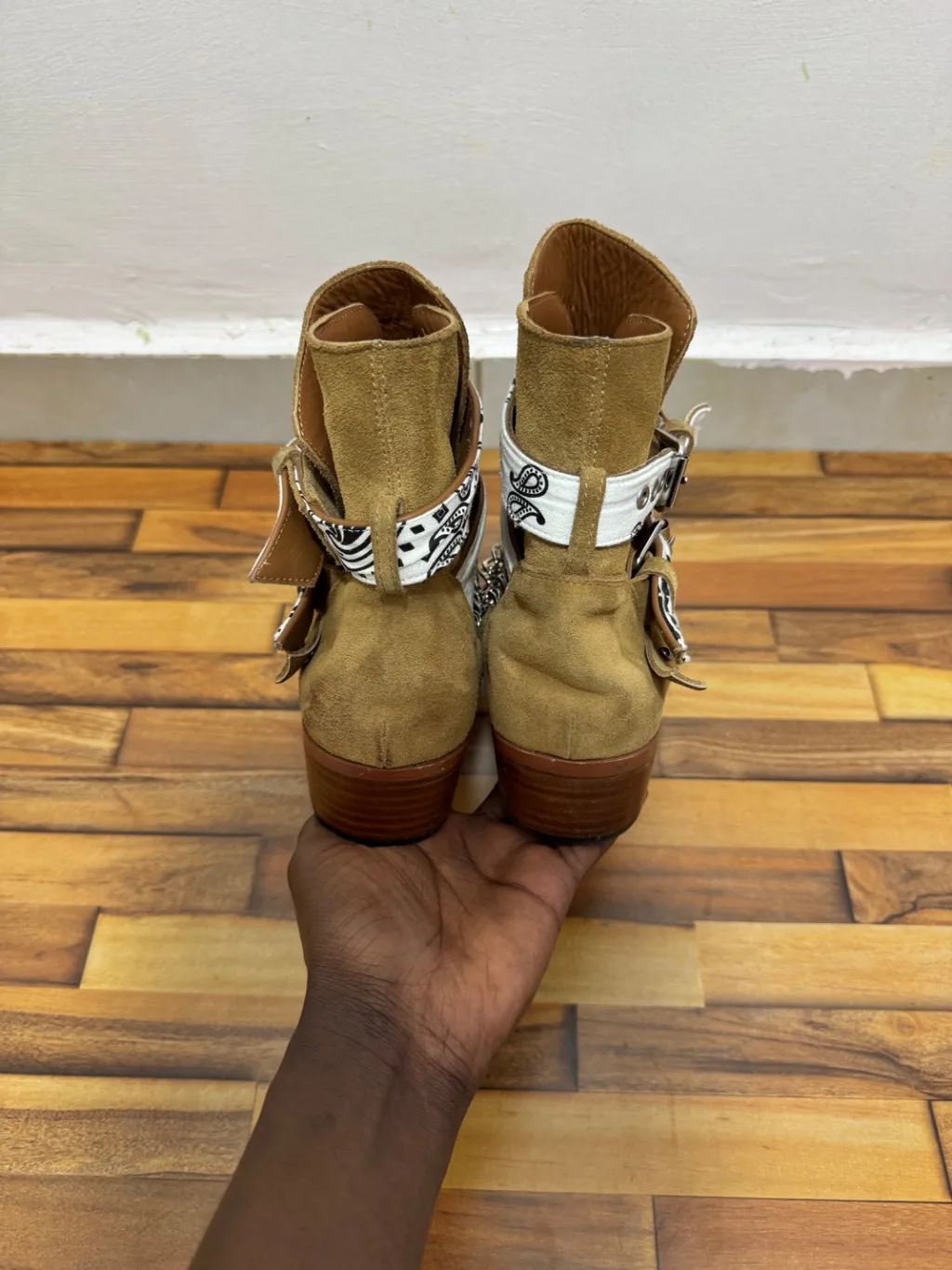 AMIRI BANDANA BUCKLE BOOTS 🔥🔥