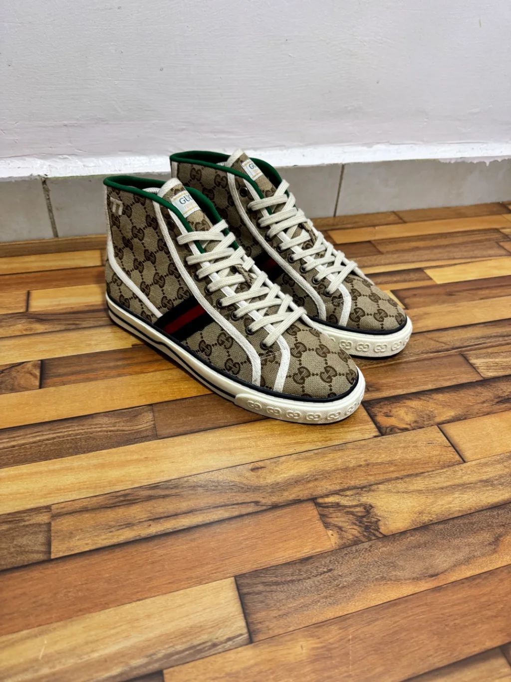 GUCCI TENNIS 1977 HIGH TOP SNEAKERS
