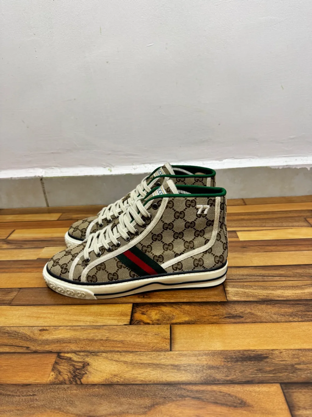 GUCCI TENNIS 1977 HIGH TOP SNEAKERS