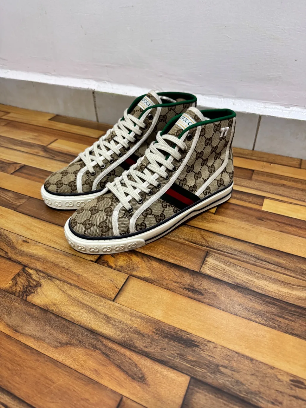 GUCCI TENNIS 1977 HIGH TOP SNEAKERS