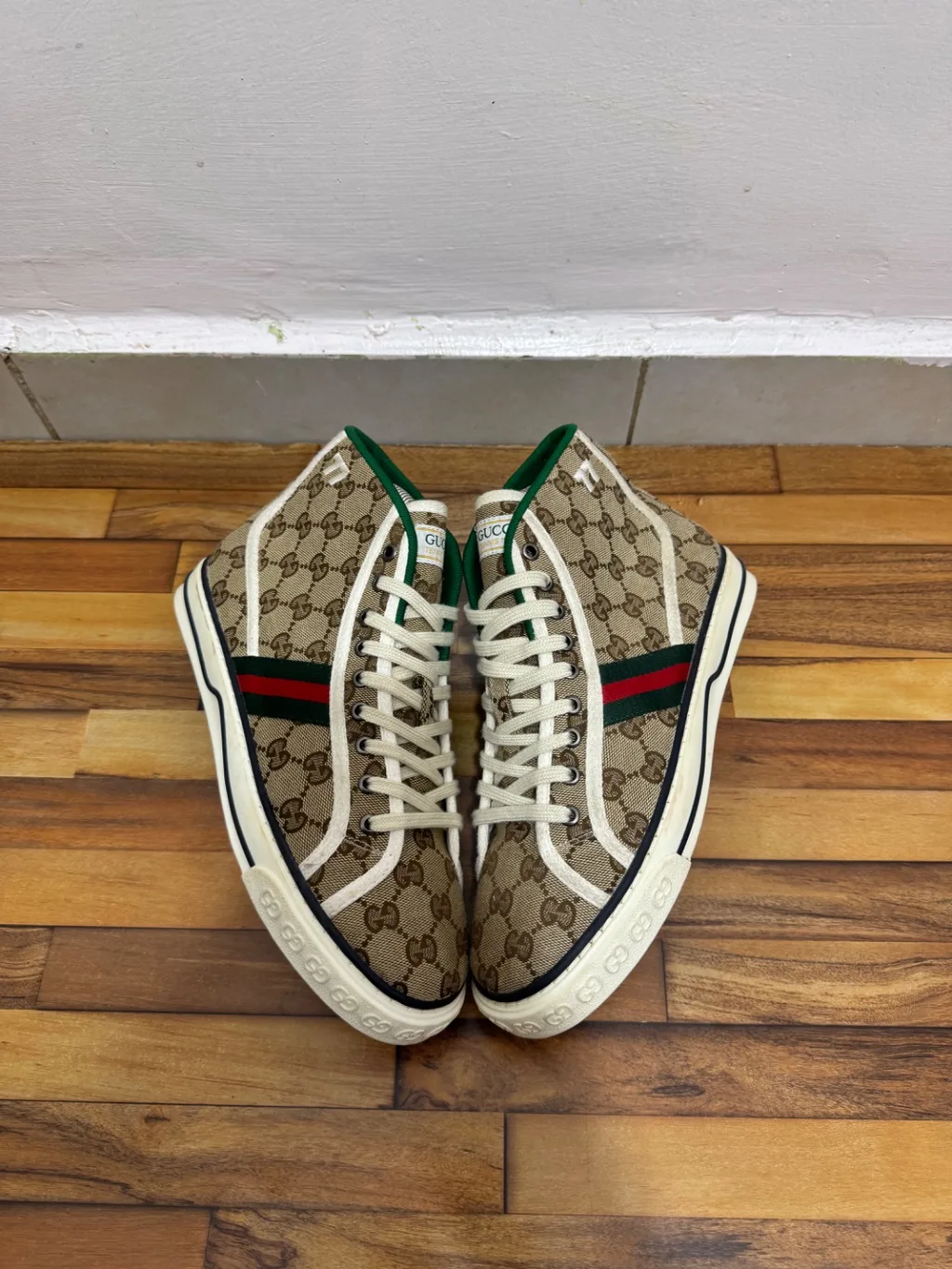 GUCCI TENNIS 1977 HIGH TOP SNEAKERS