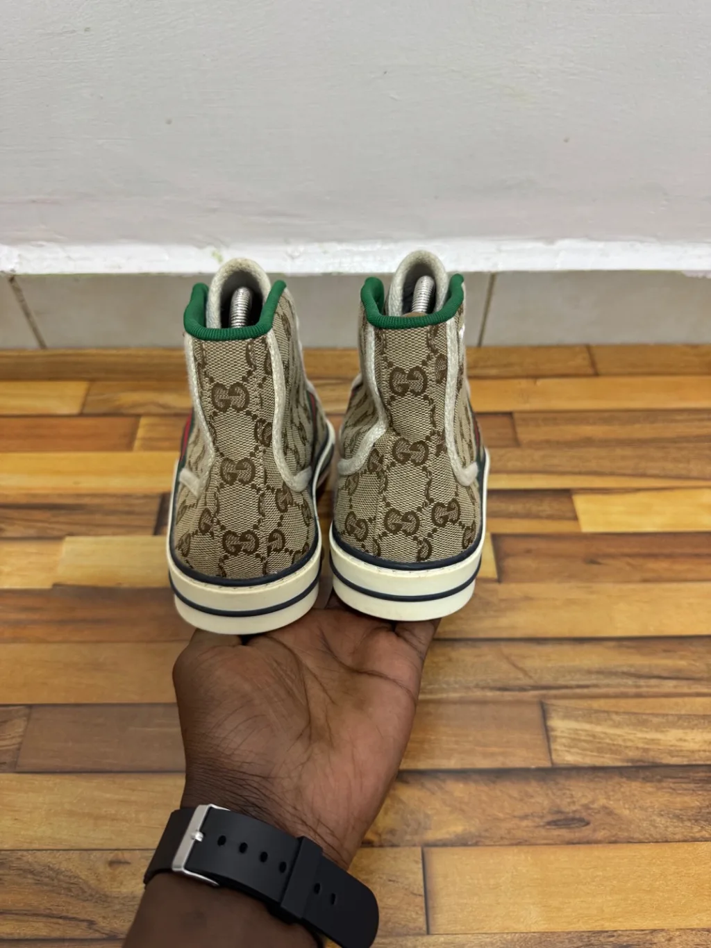 GUCCI TENNIS 1977 HIGH TOP SNEAKERS