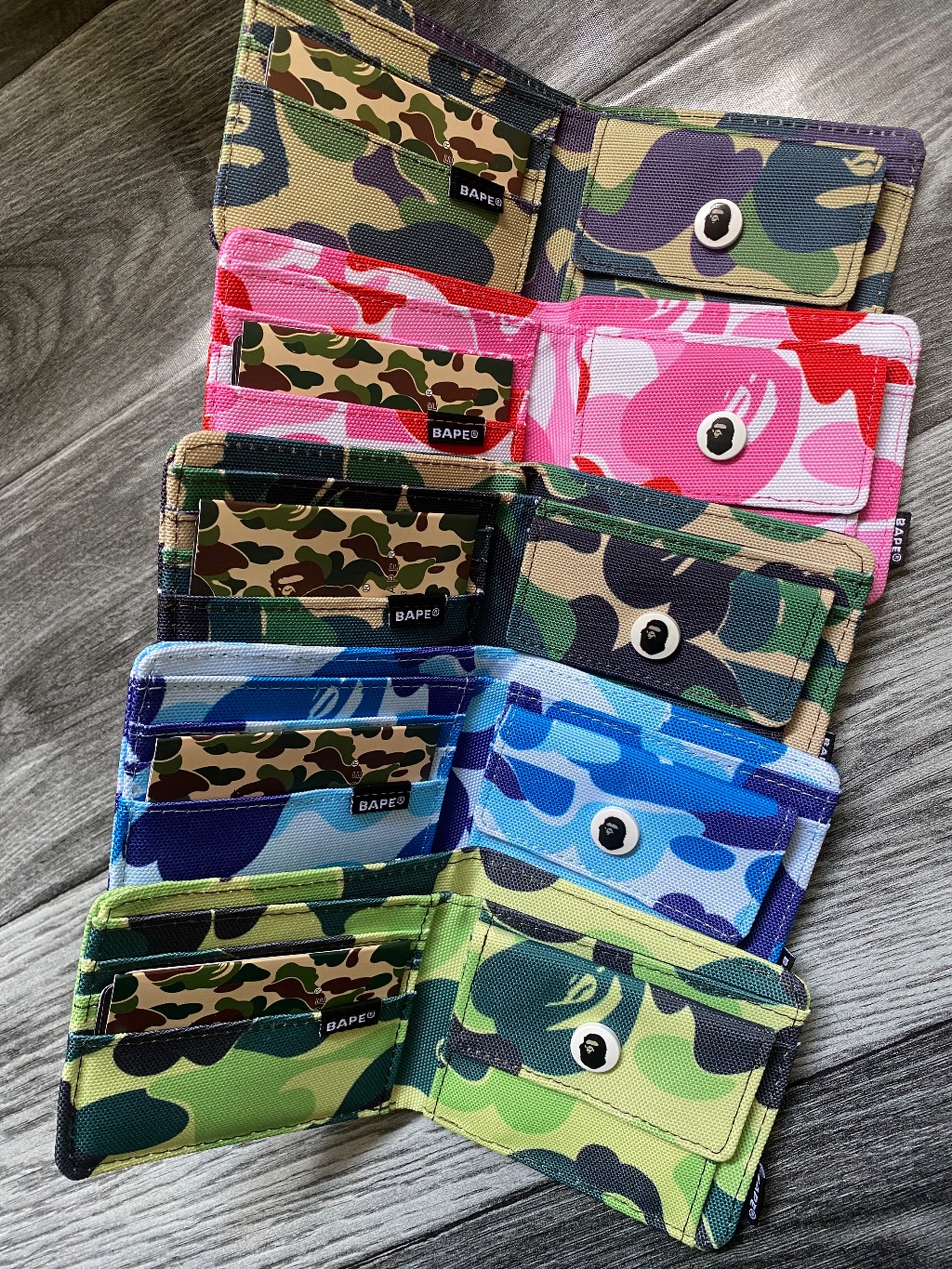 Bathing ape wallets