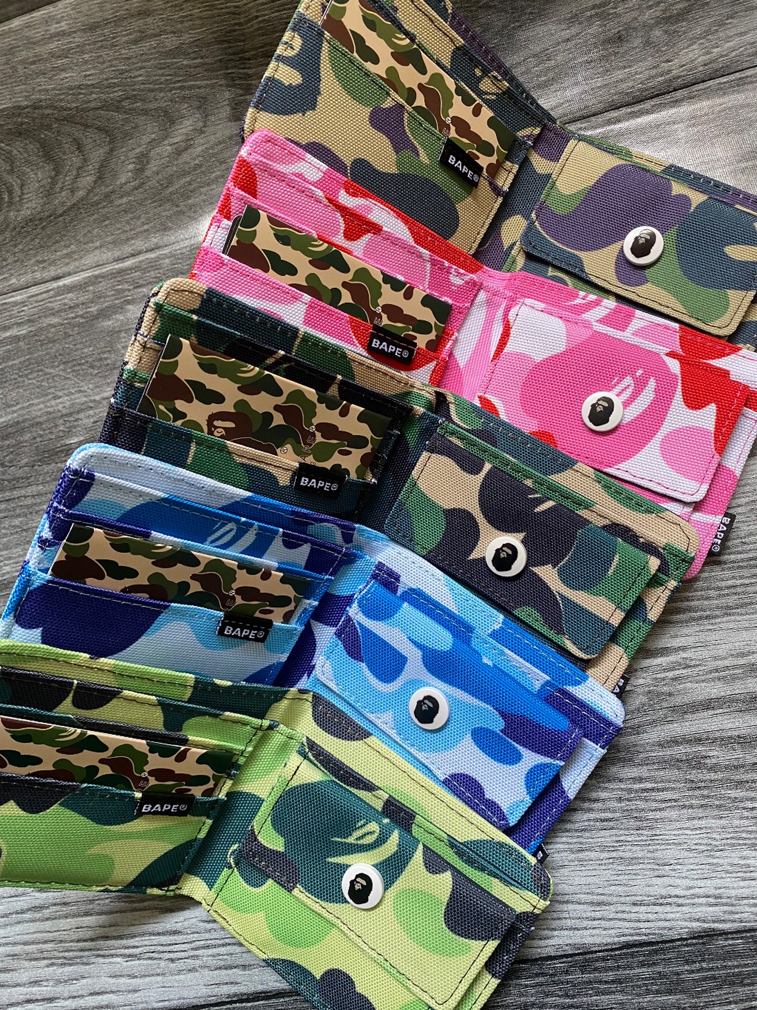Bathing ape wallets