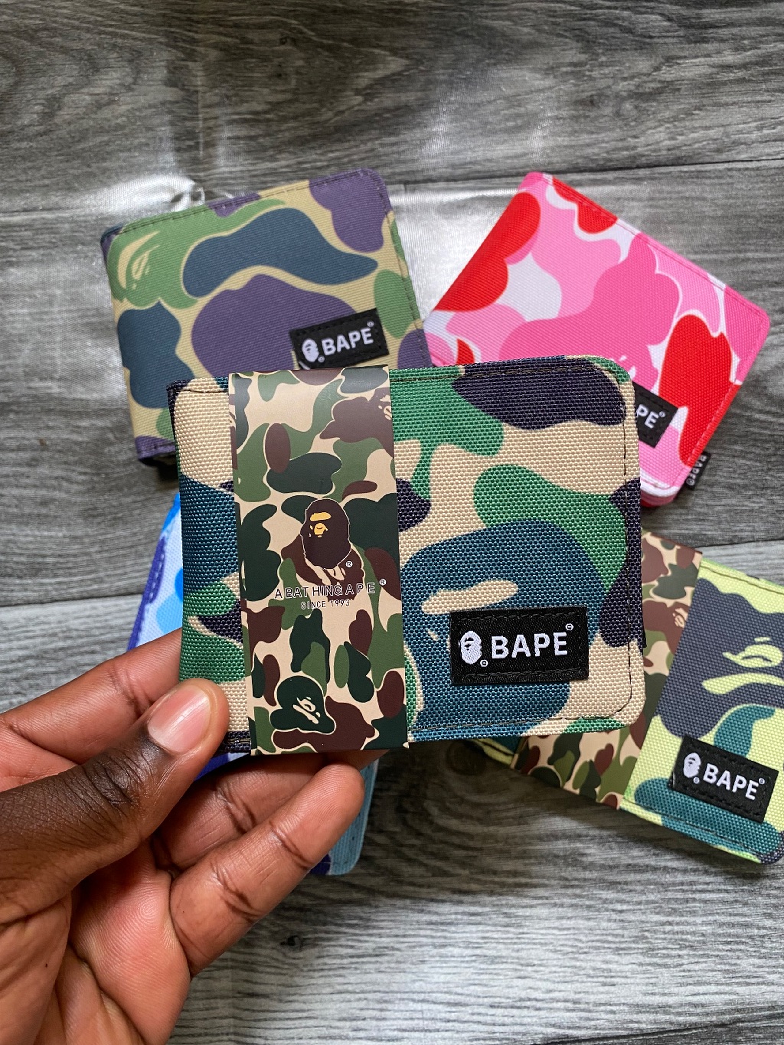 Bathing ape wallets
