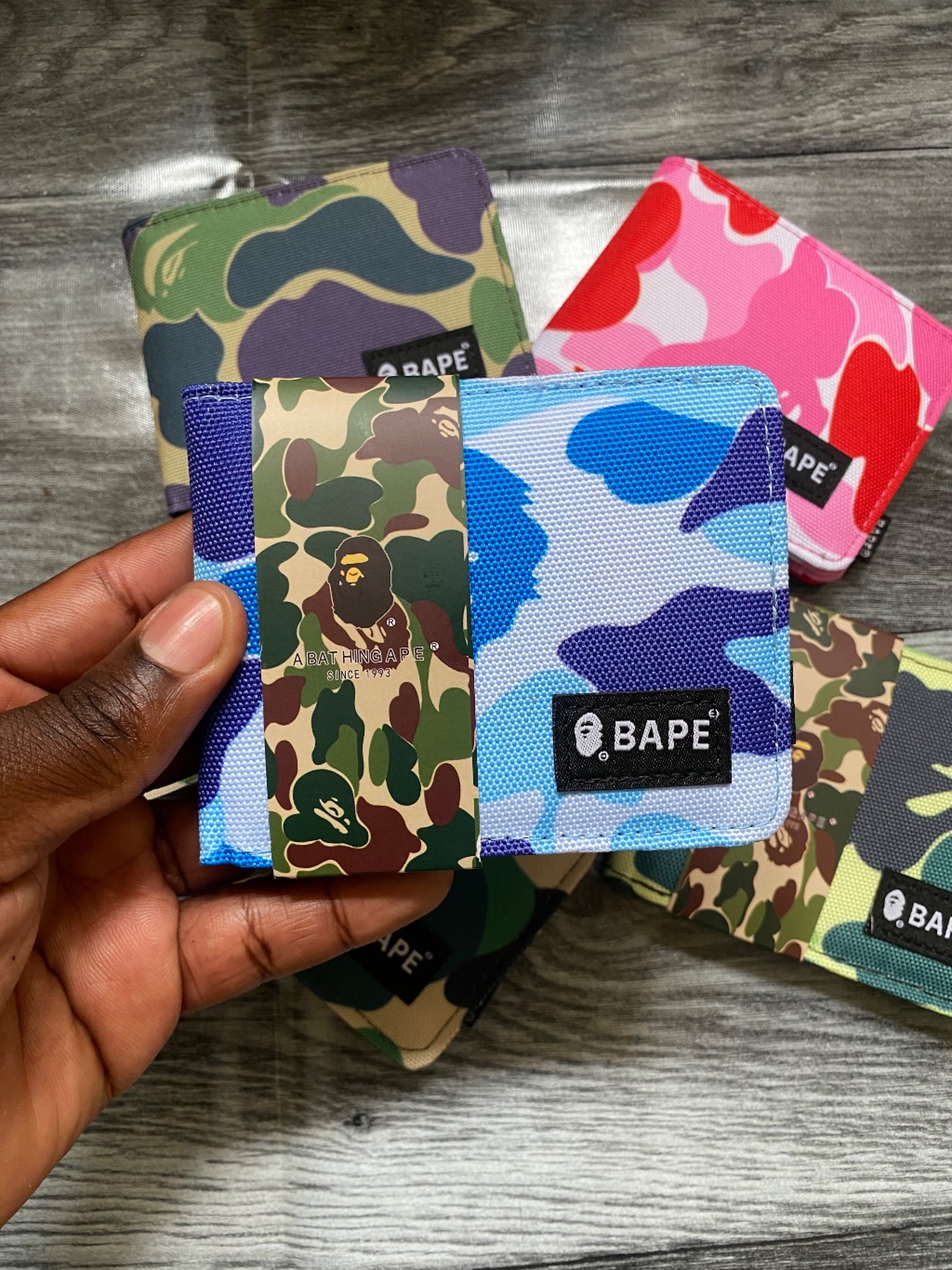 Bathing ape wallets