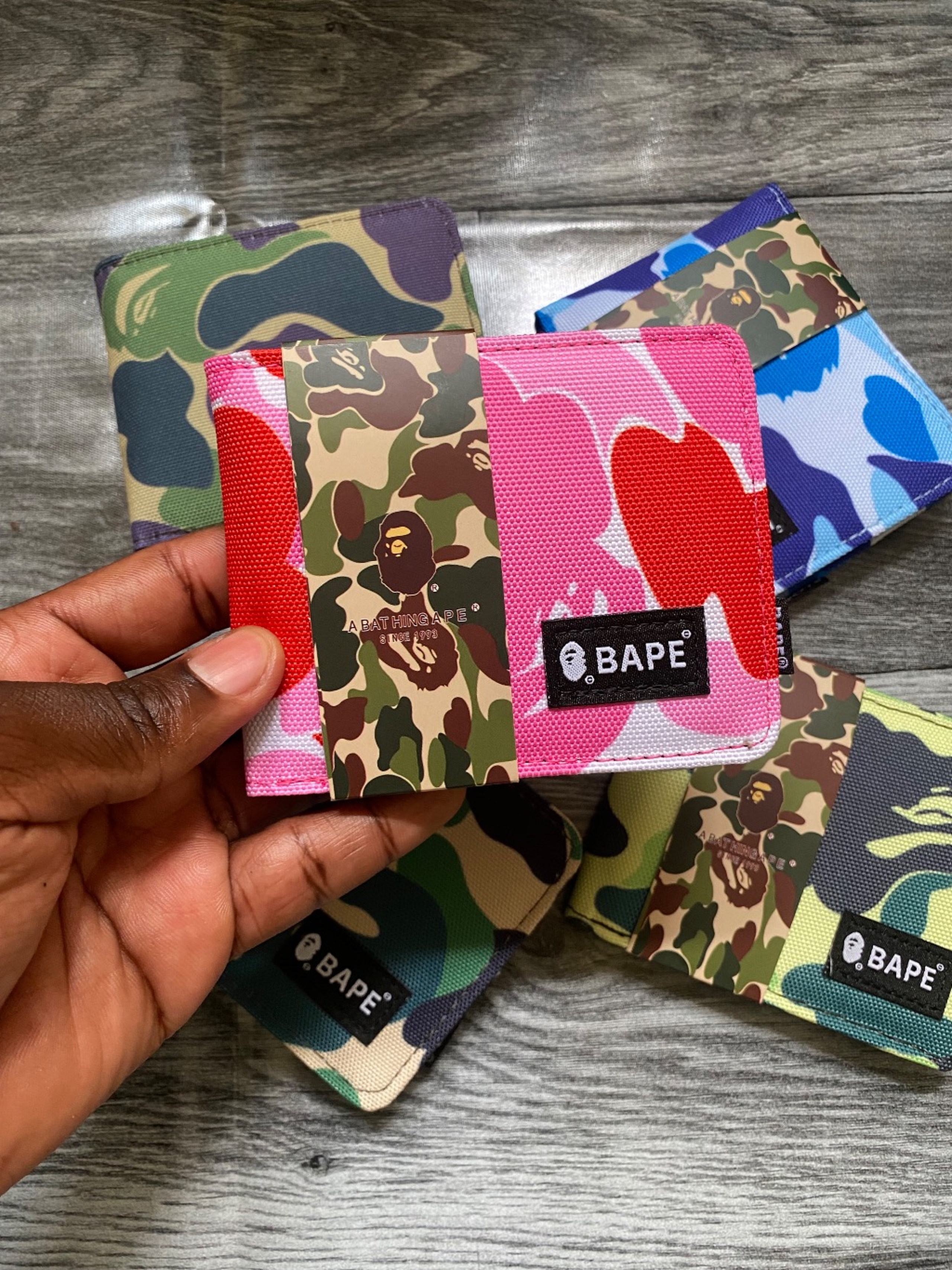 Bathing ape wallets