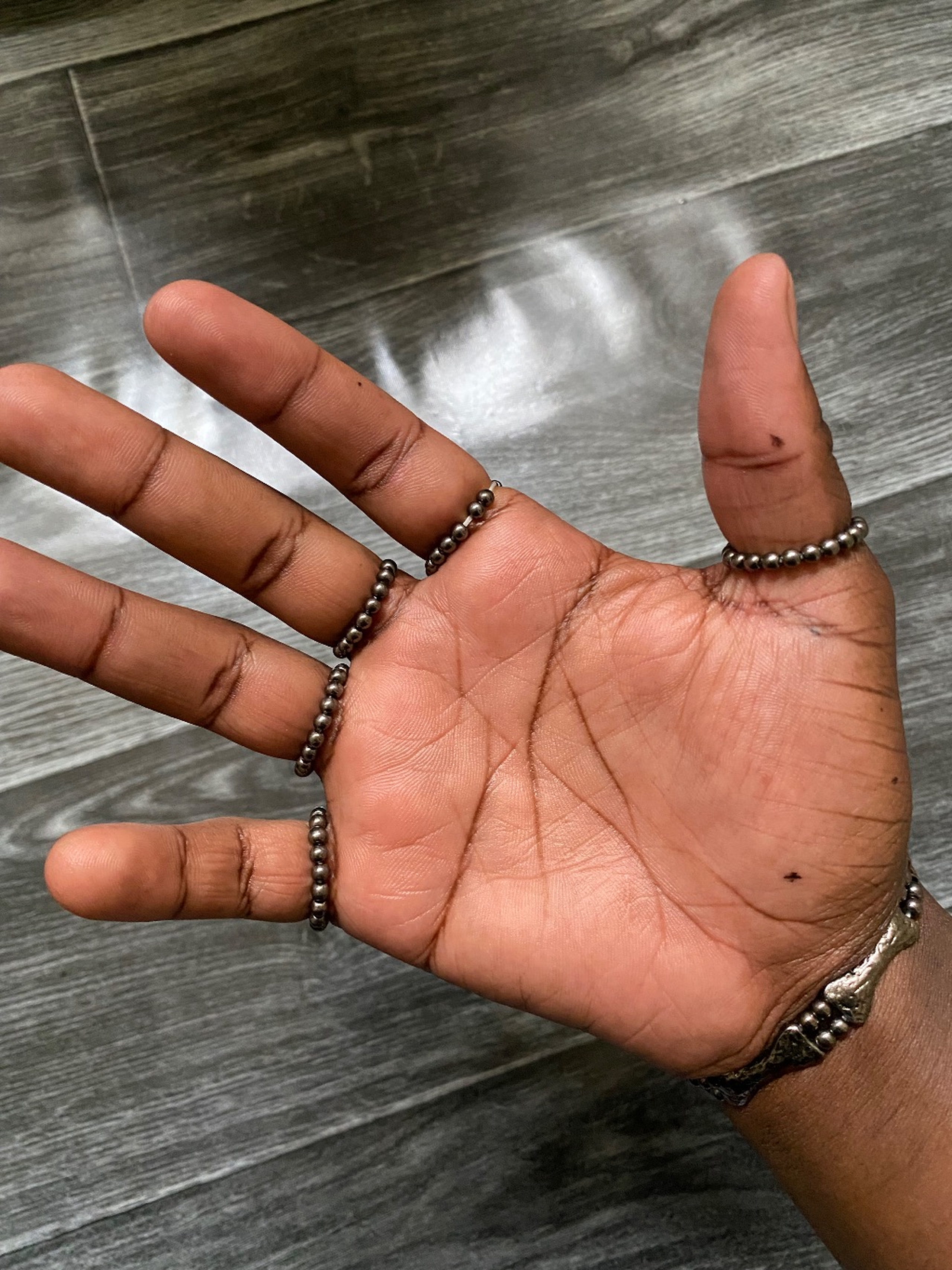 Gothic hand bracelet 