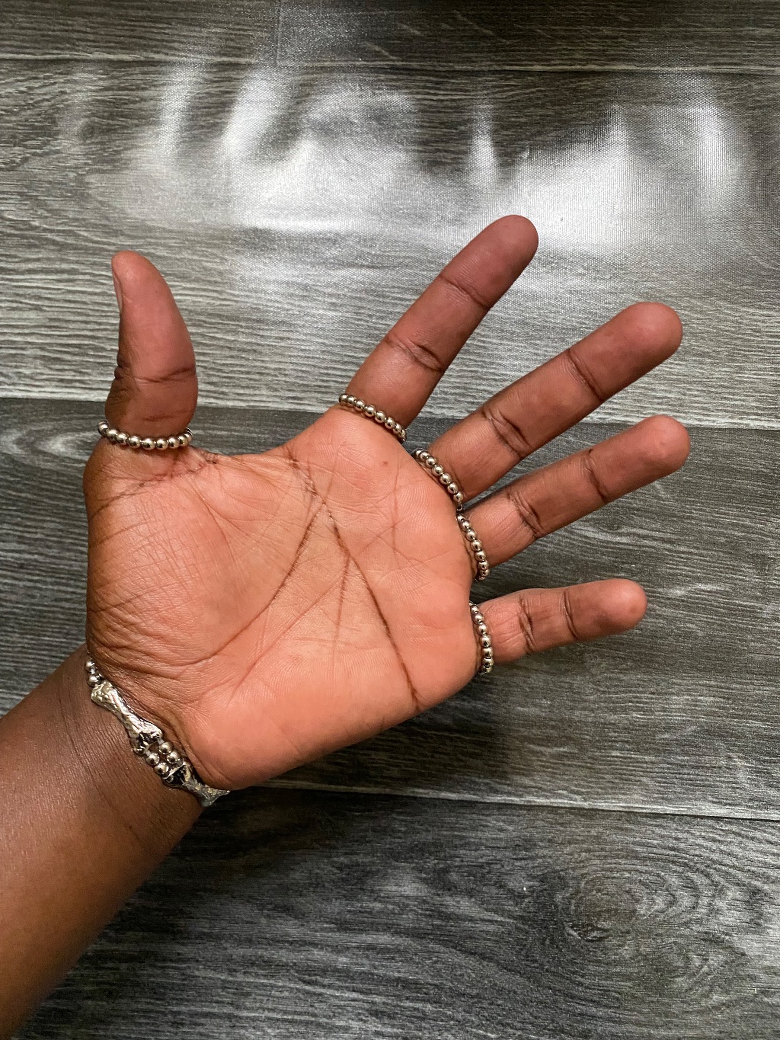Gothic hand bracelet