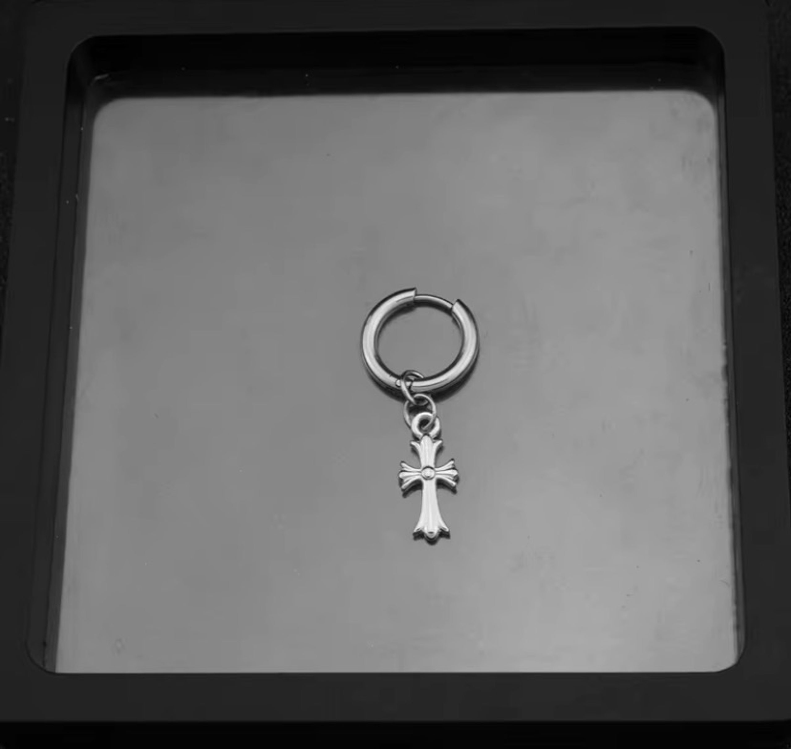 Chrome hearts hoop earrings 