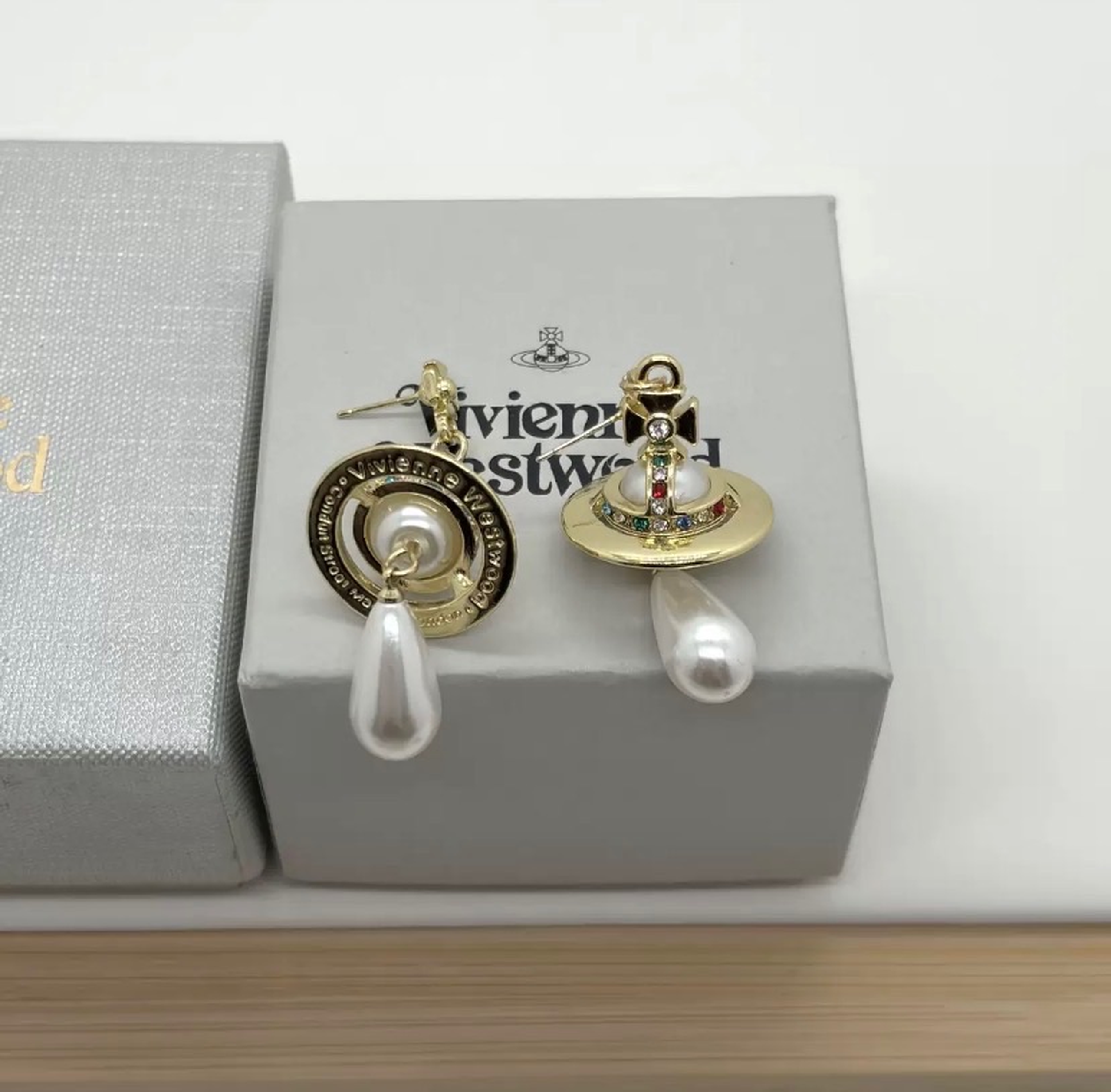 Vivienne Westwood Orb Drop Earrings