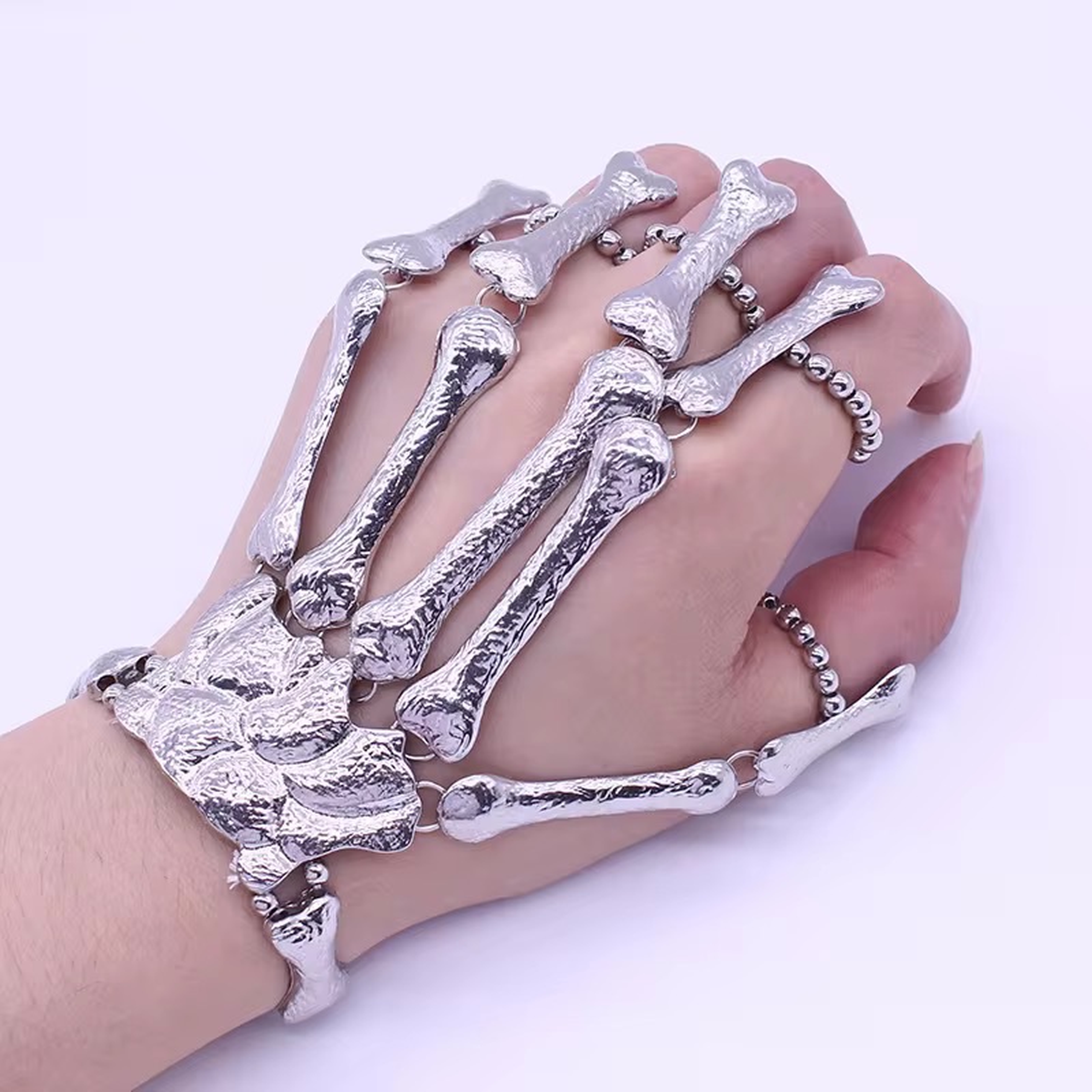 Gothic hand bracelet