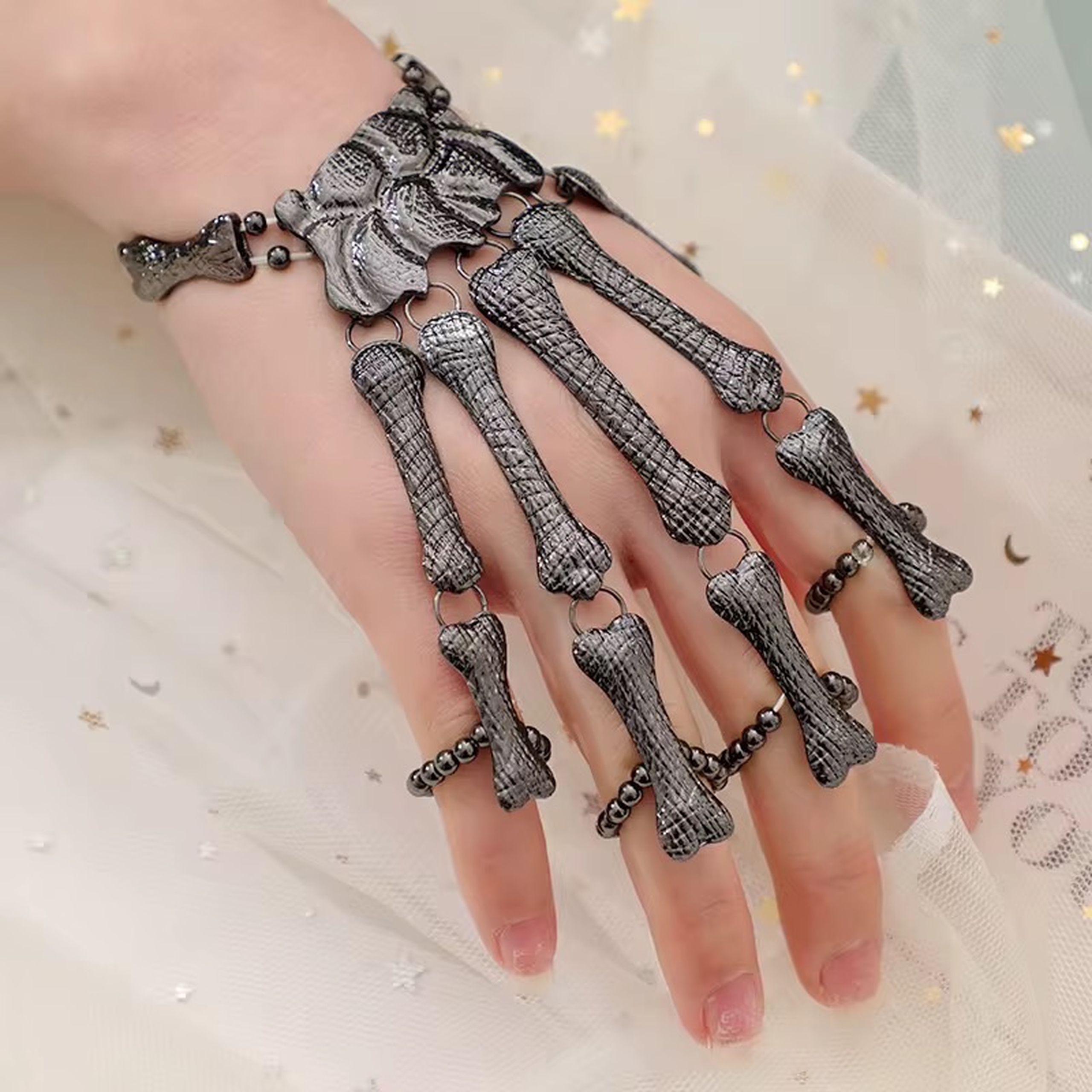 Gothic hand bracelet 