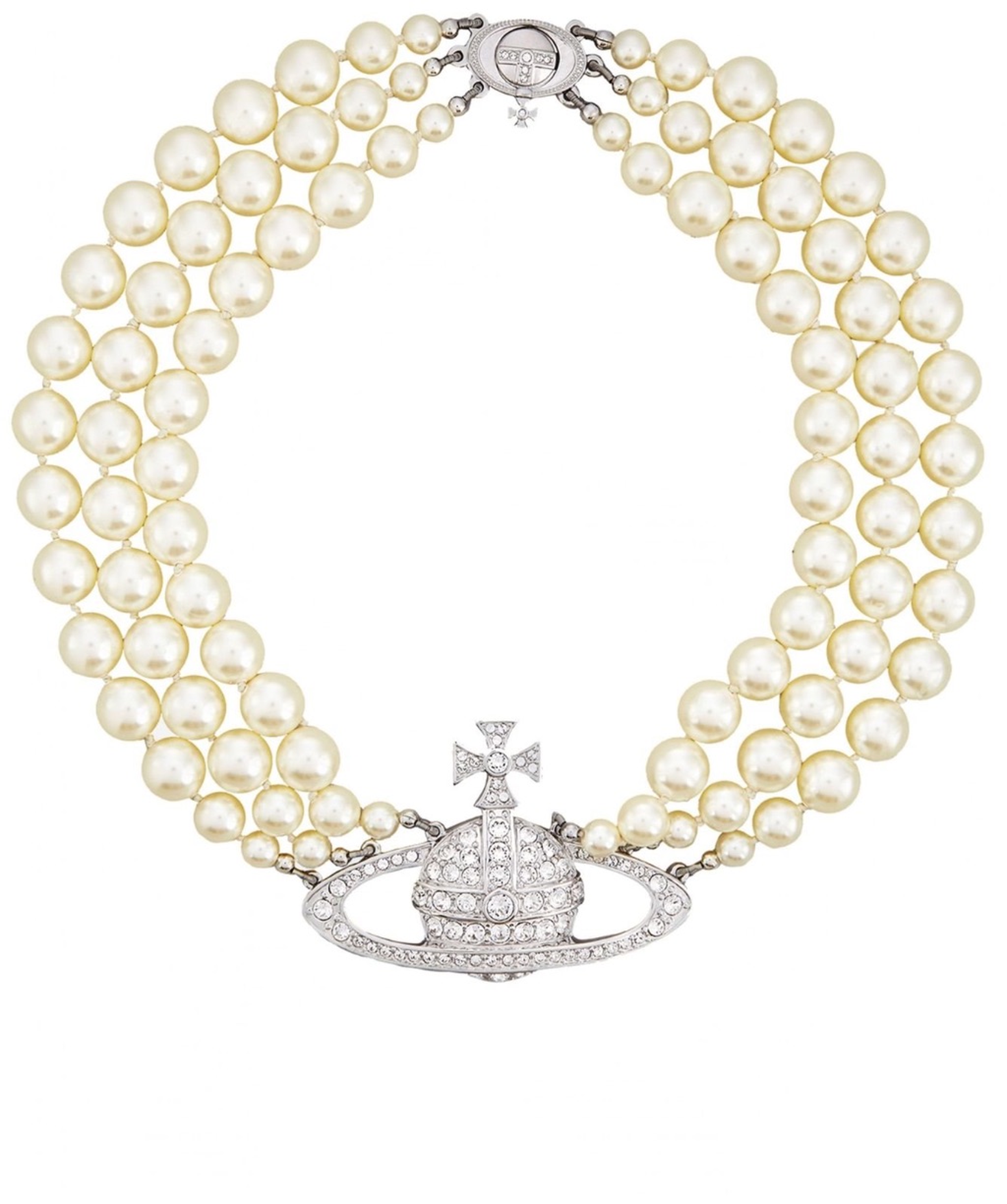 Vivienne Westwood 3-Row Choker Necklace 