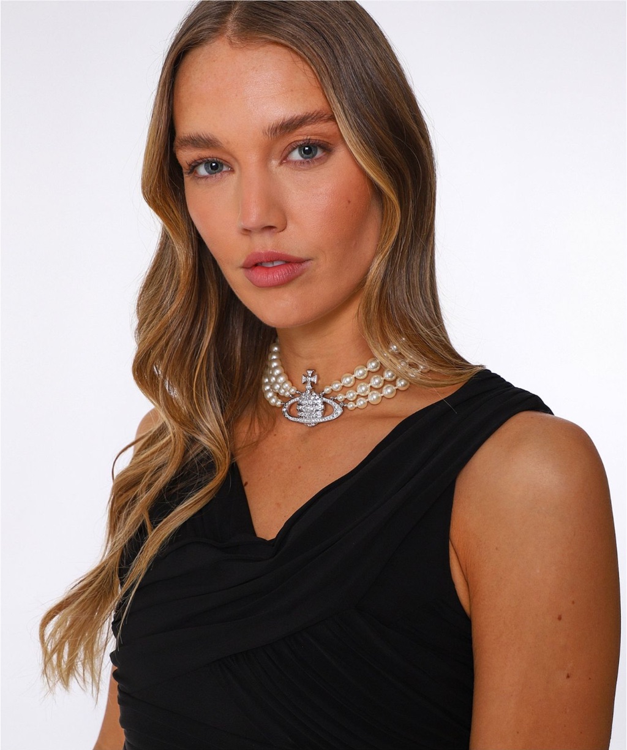 Vivienne Westwood 3-Row Choker Necklace 