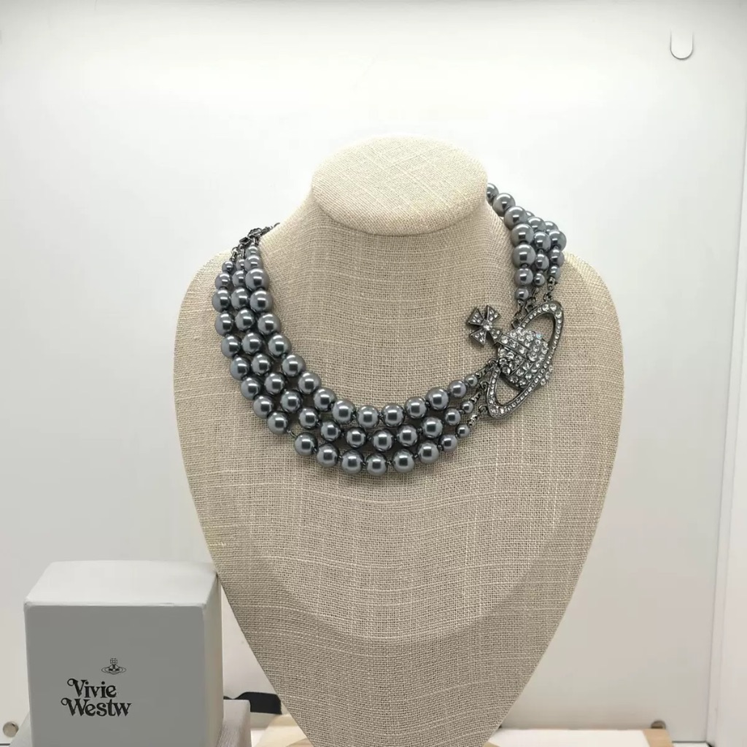 Vivienne Westwood 3-Row Choker Necklace 