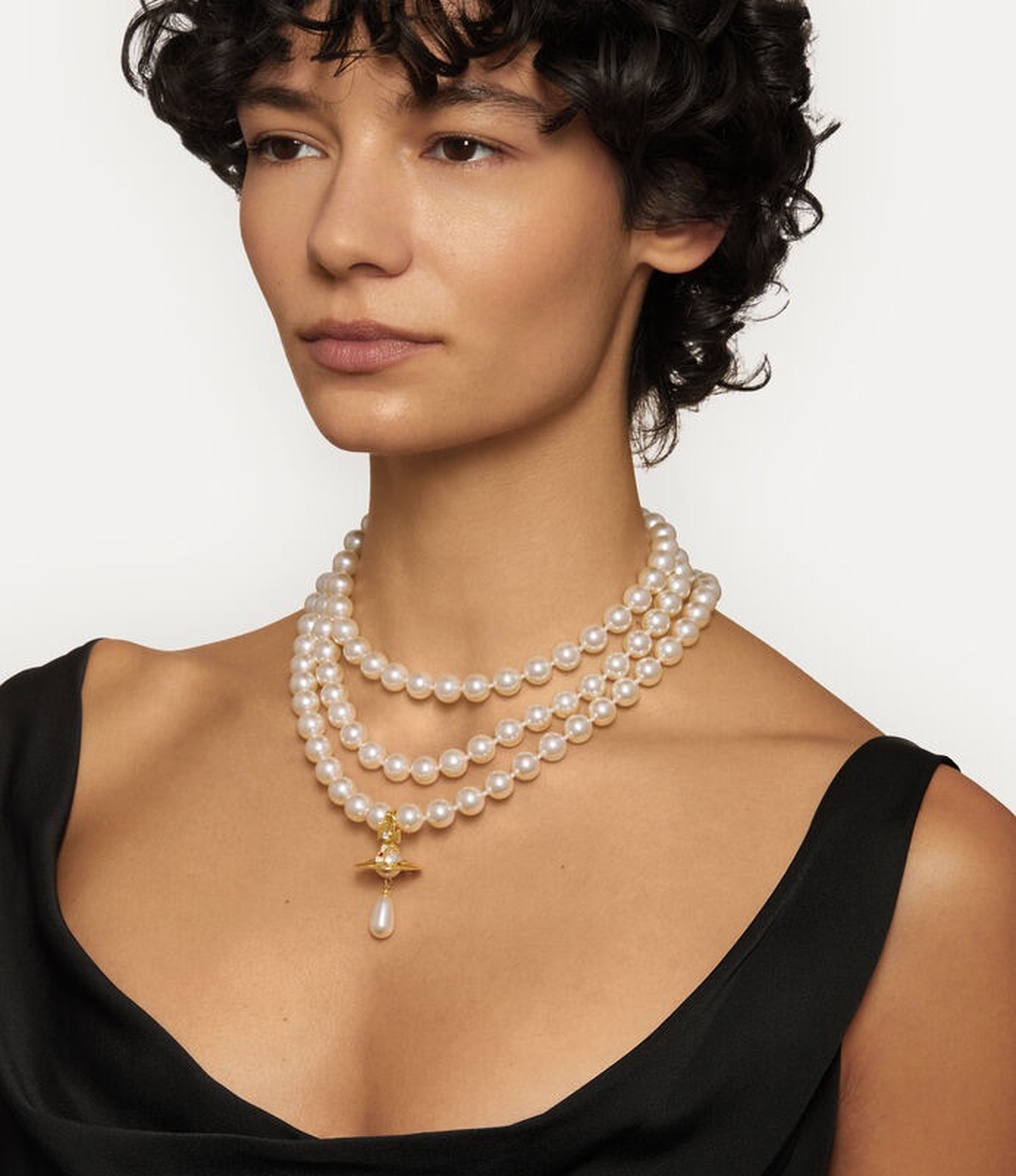 Vivienne Westwood 3-Row Choker Necklace 