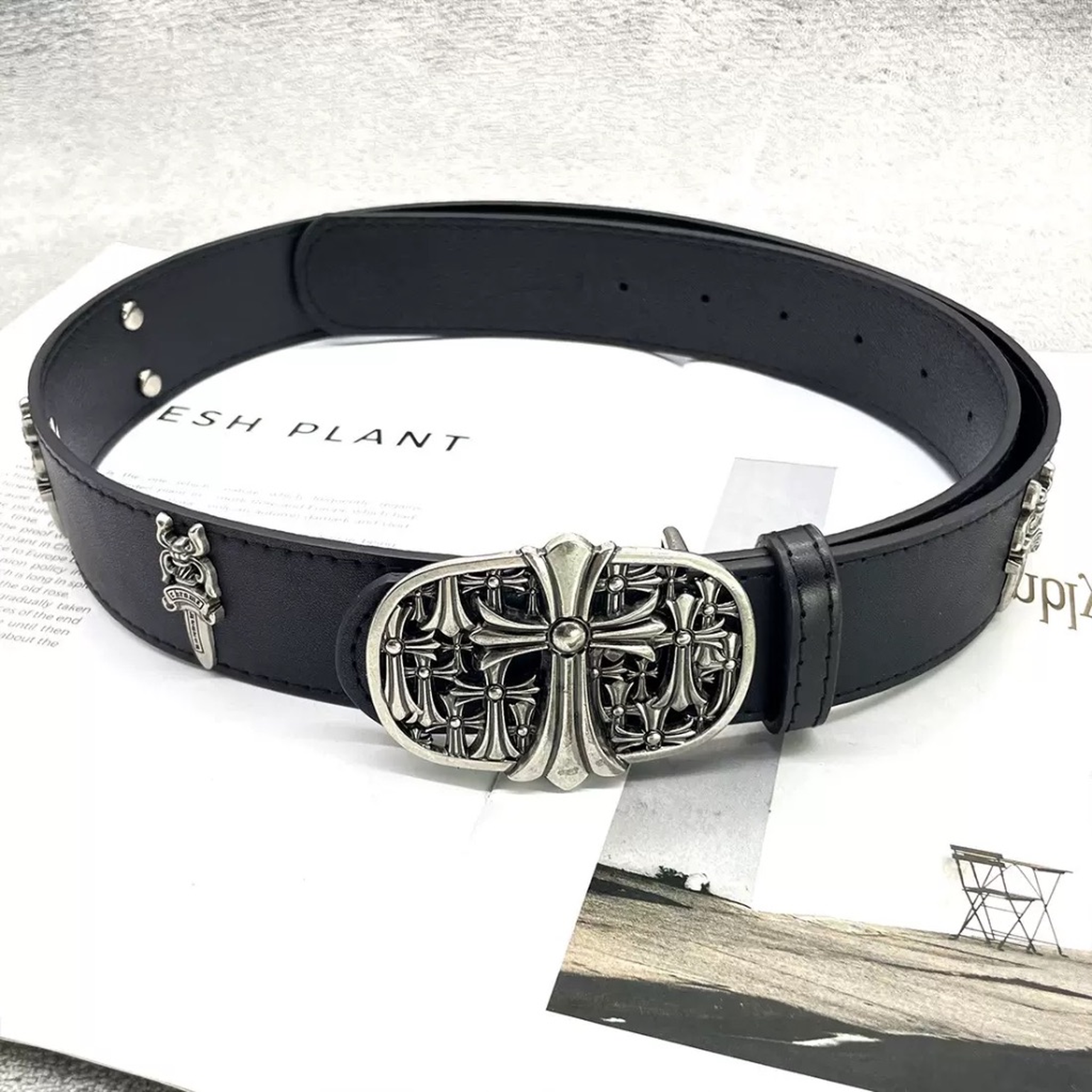 Chrome hearts belt