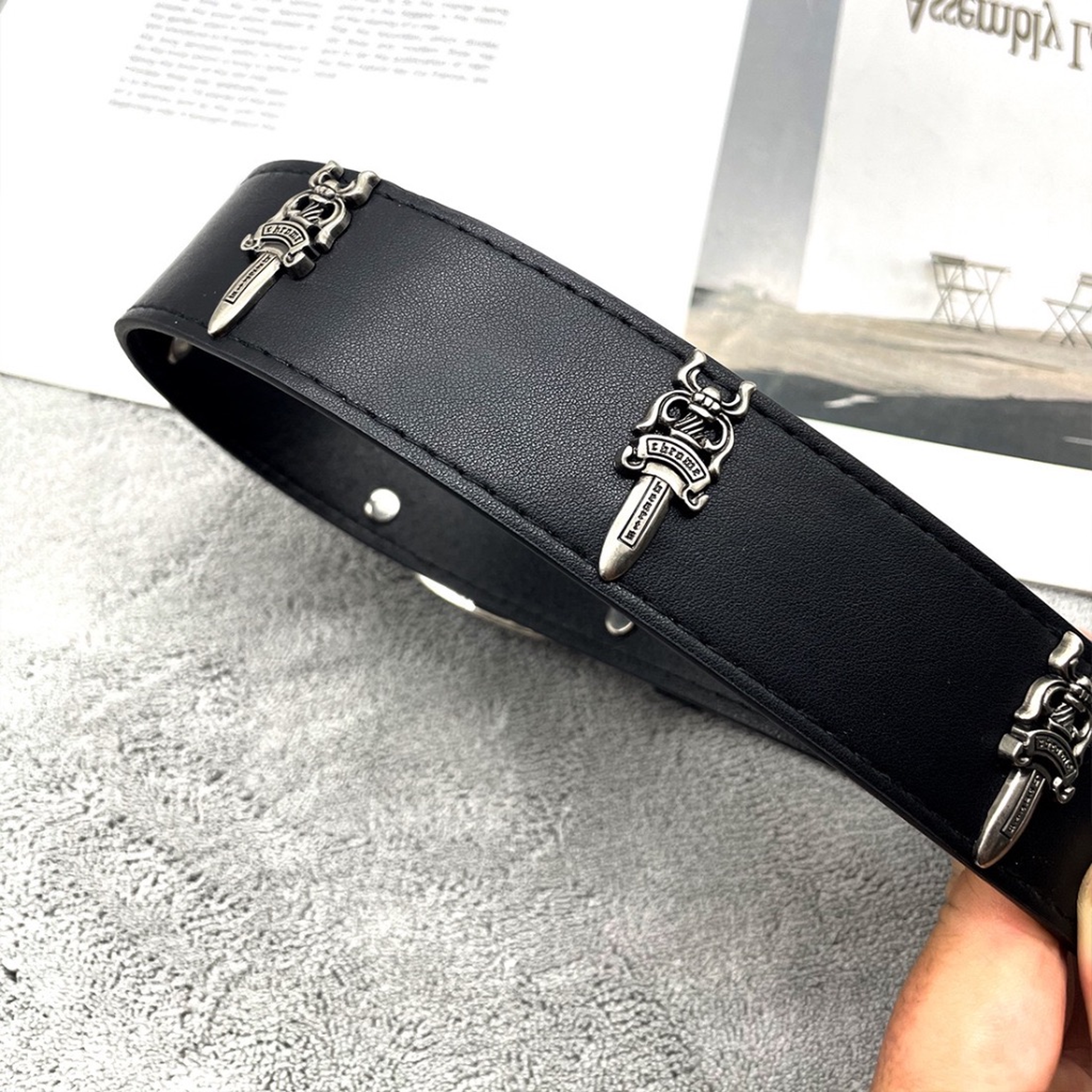 Chrome hearts belt