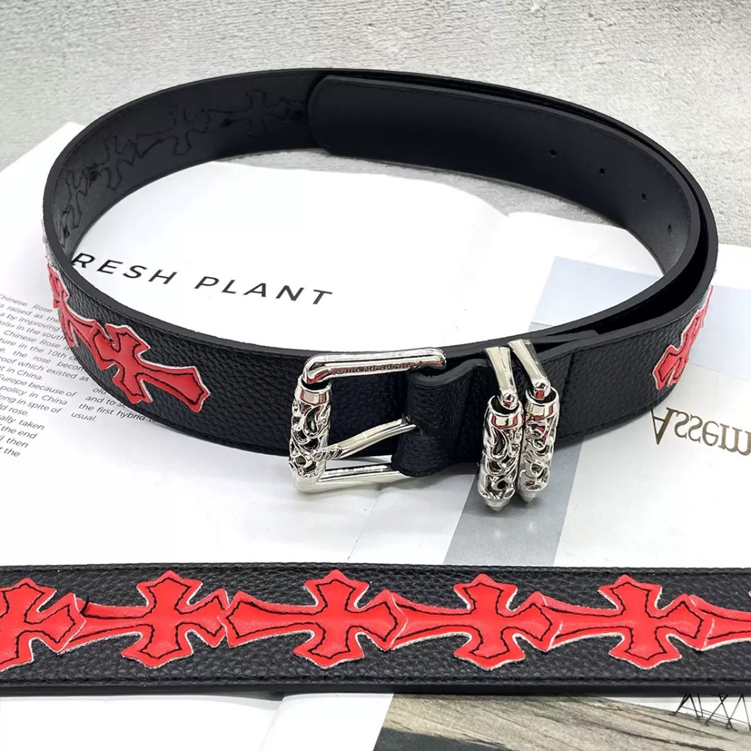 Chrome hearts belt