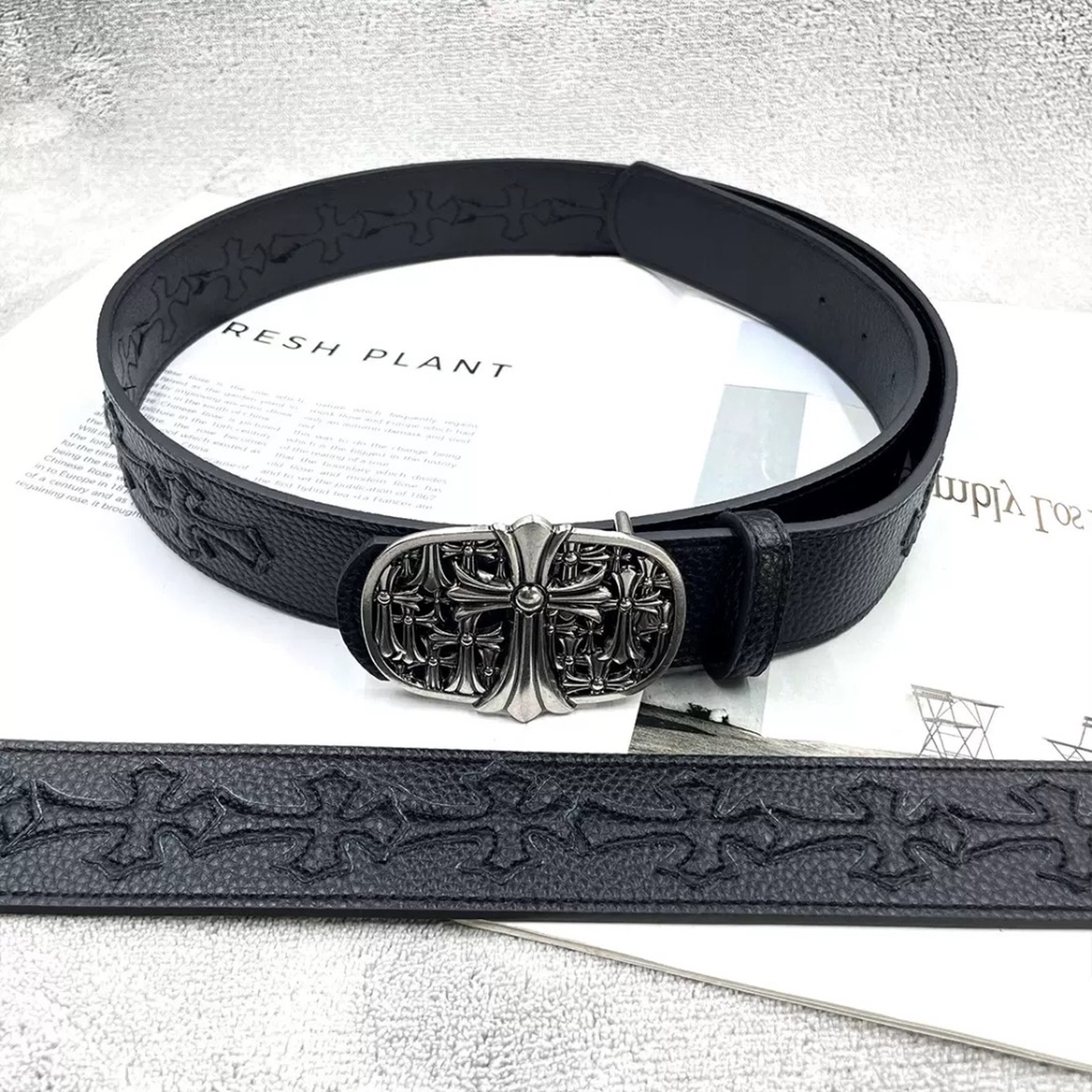 Chrome hearts belt