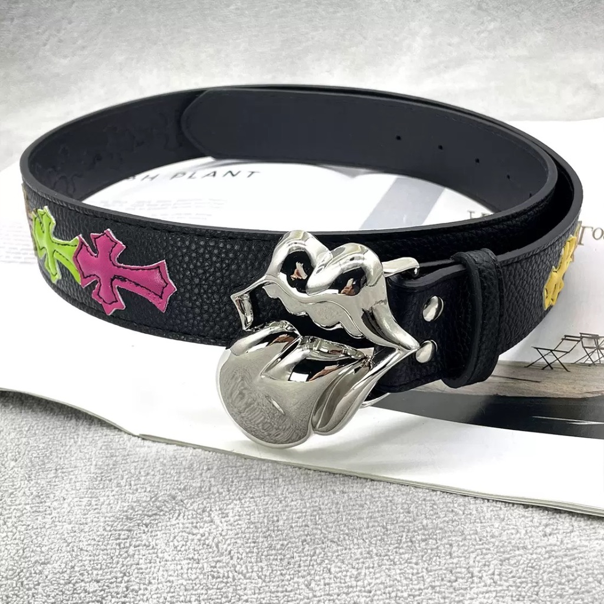 Chrome hearts belt 