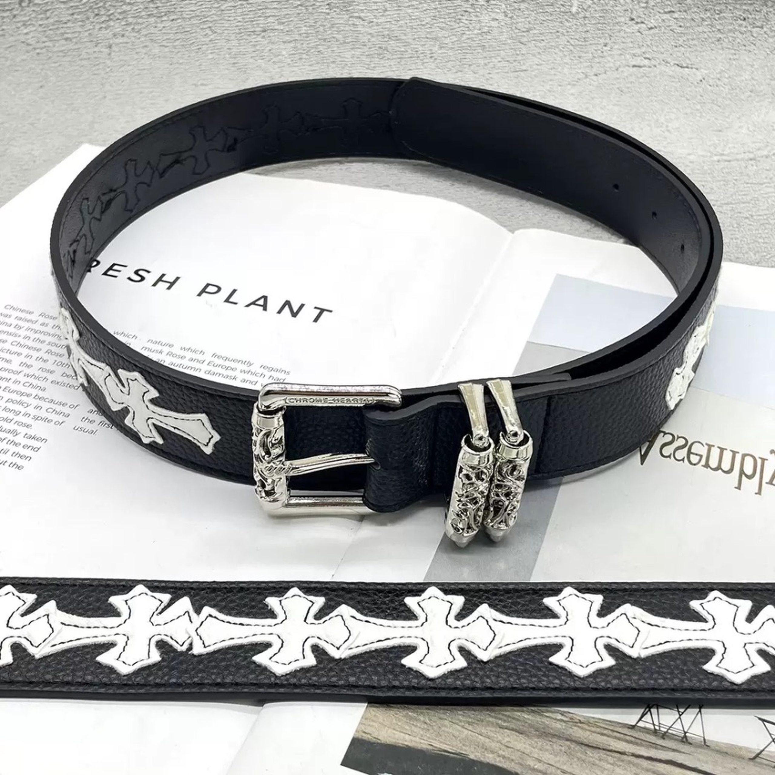 Chrome hearts belt