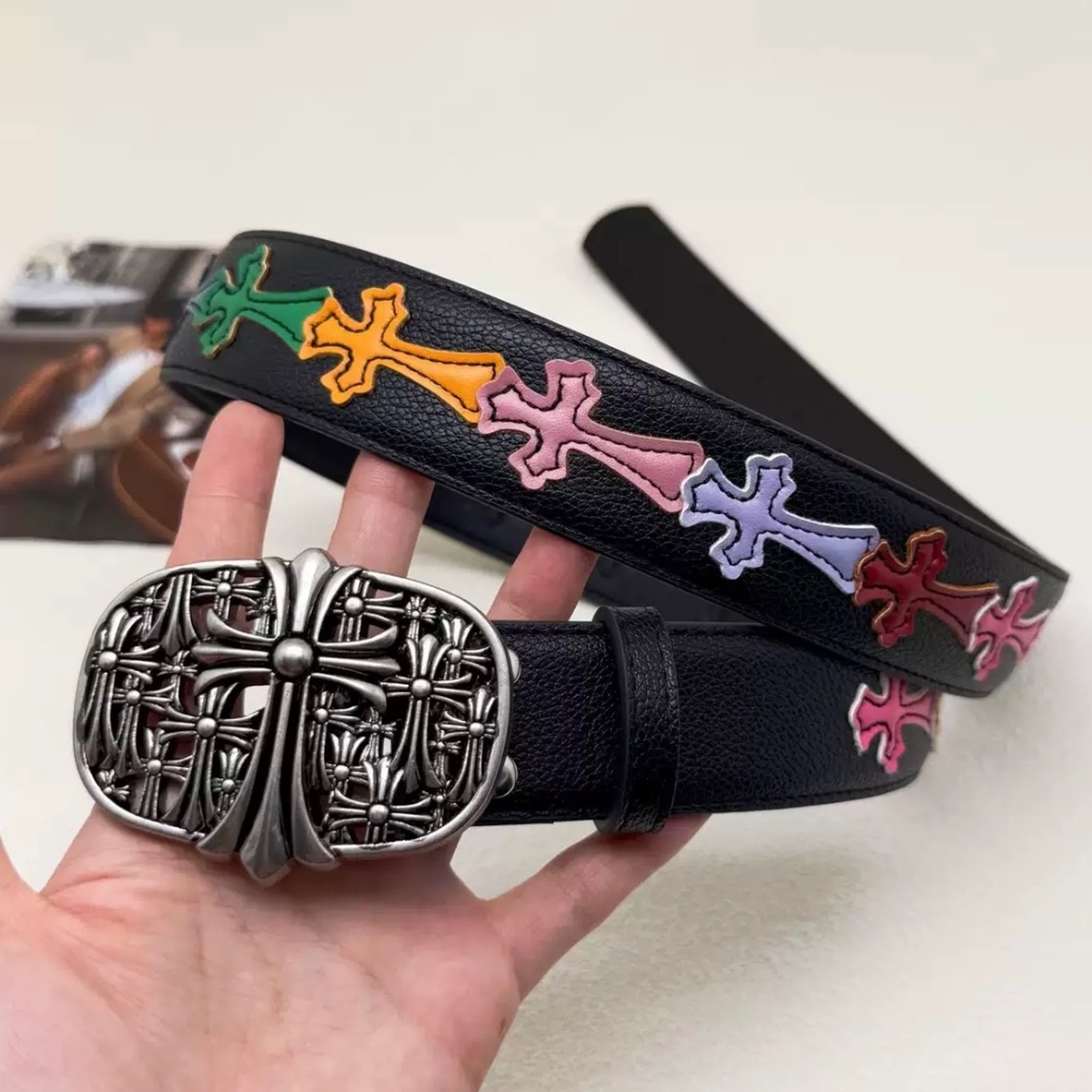 Chrome hearts belt