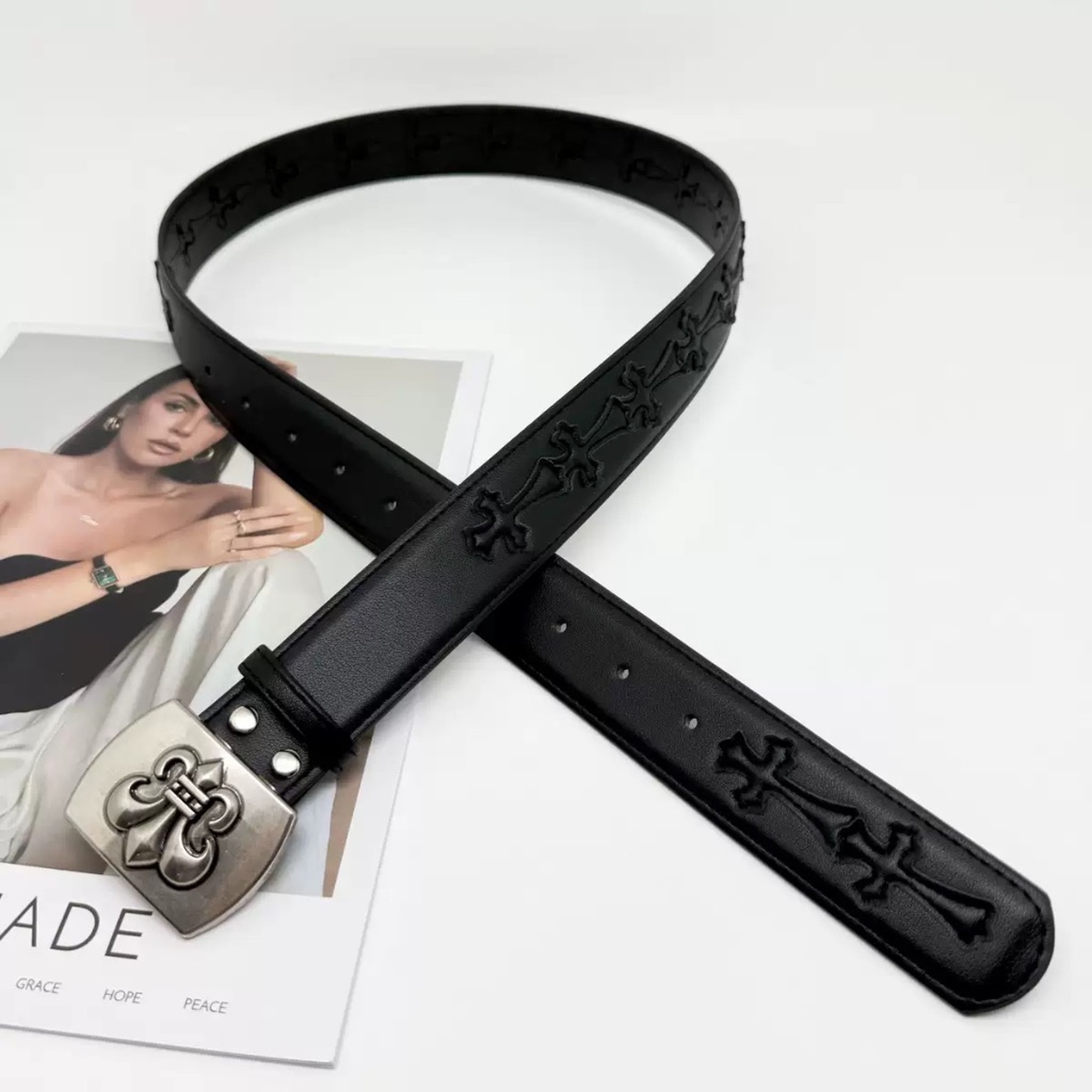 Chrome hearts belt