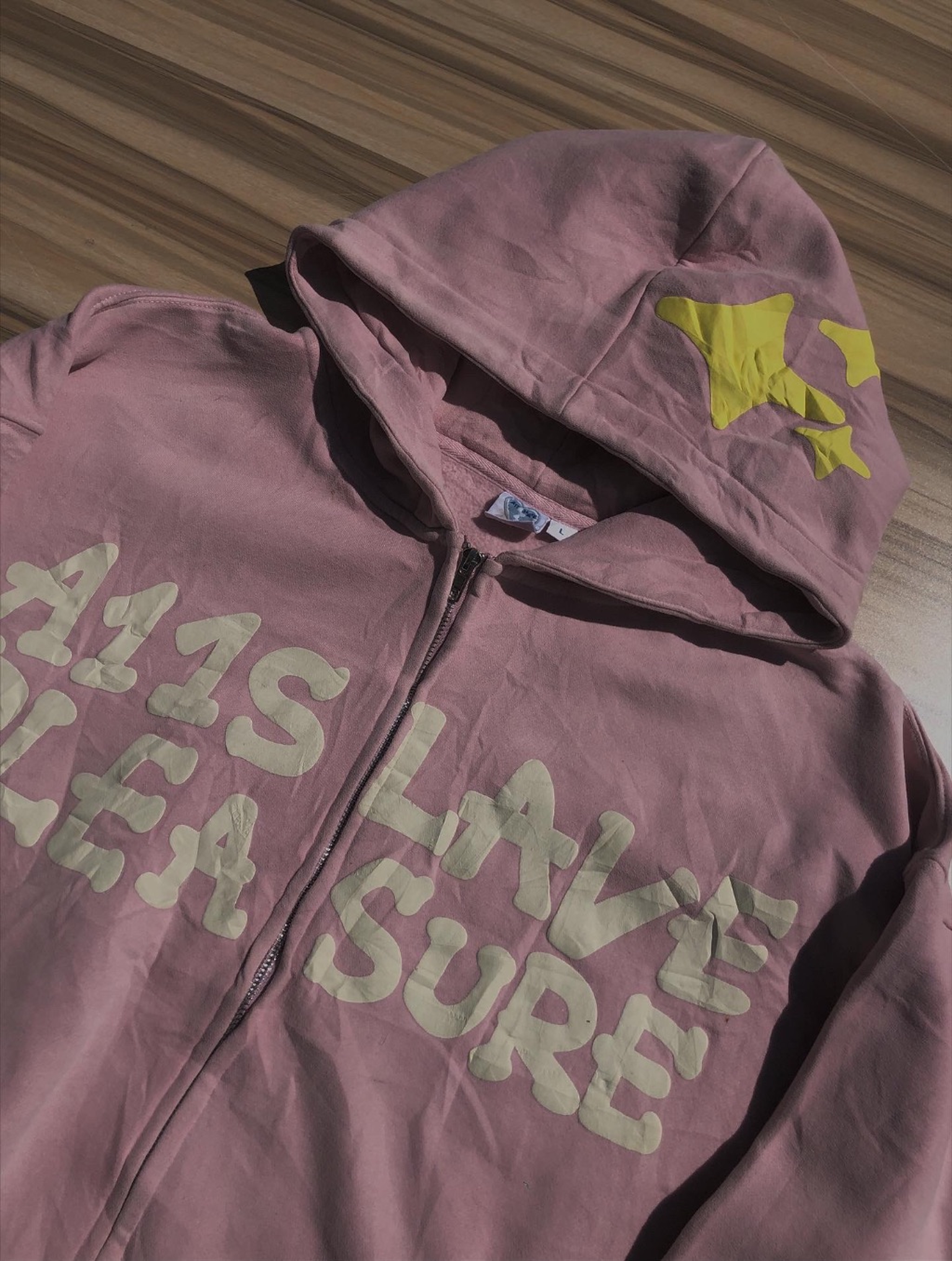 All Slaves Pleasure zipper Hoodie