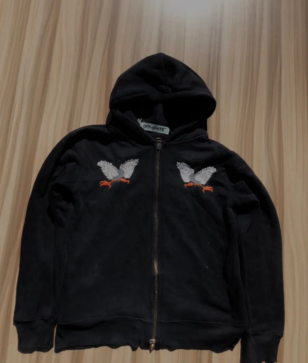 Offwhite Zip Up Hoodie