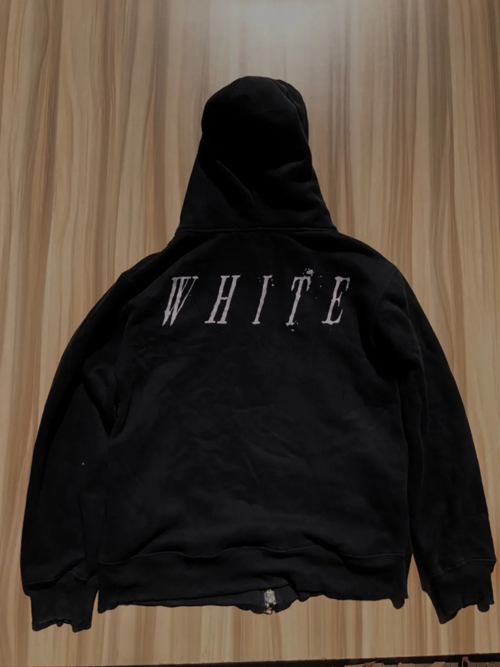 Offwhite Zip Up Hoodie