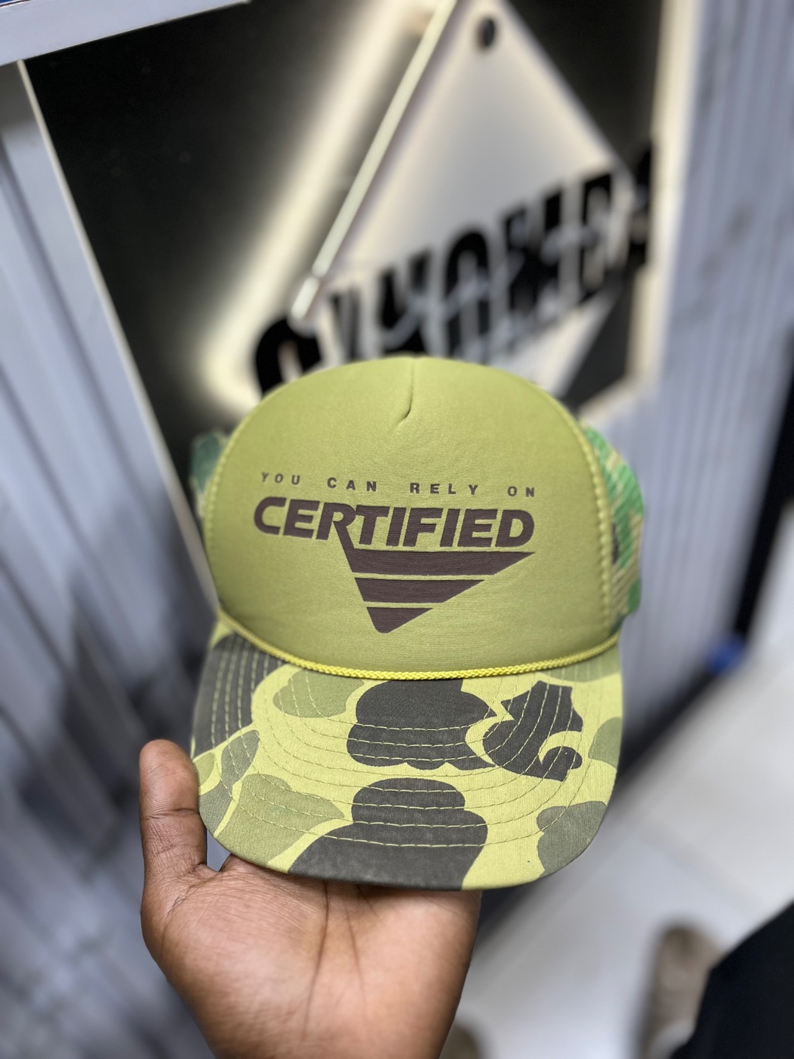 Certified trucker hat