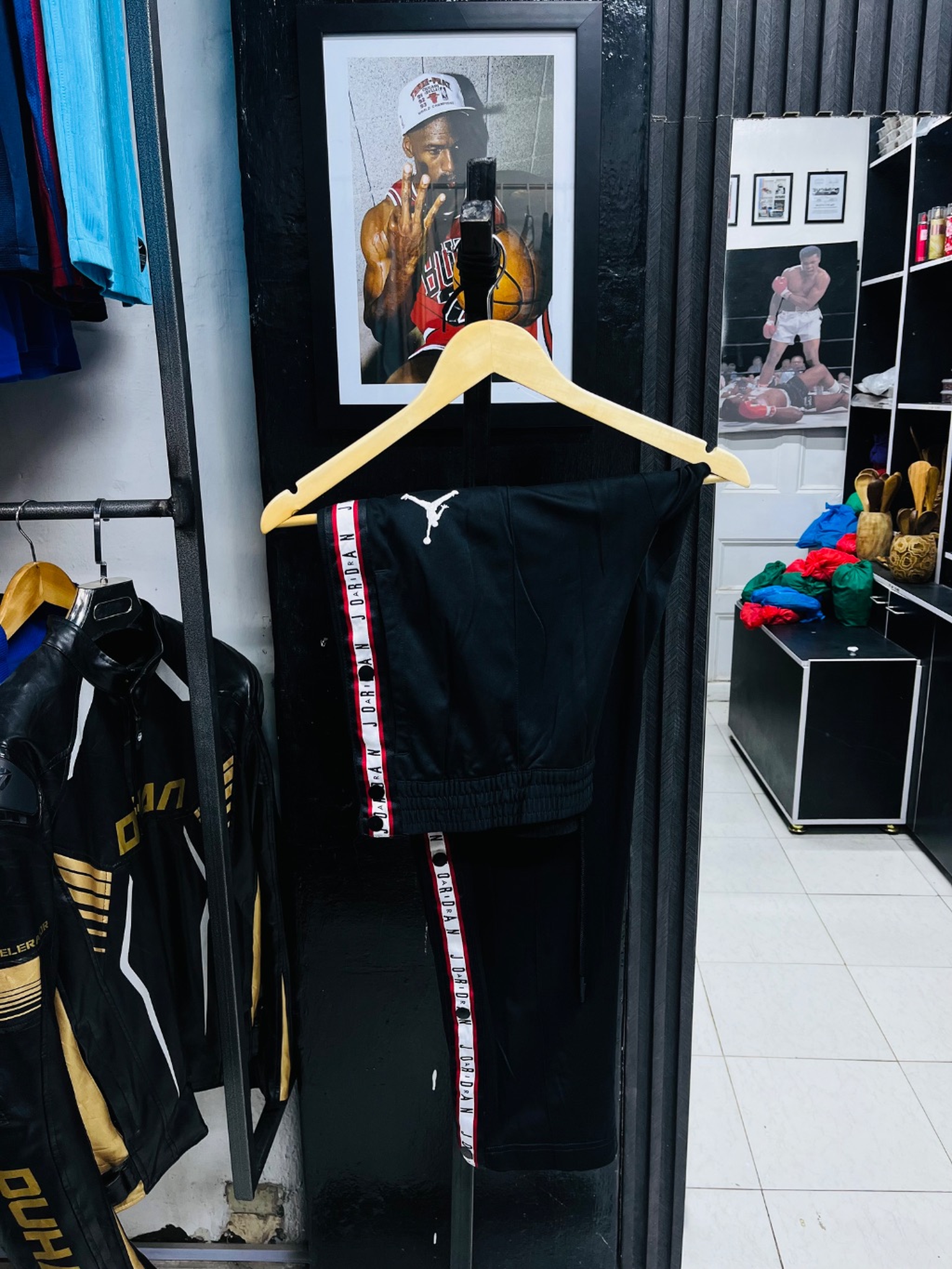 Jordan side button pants