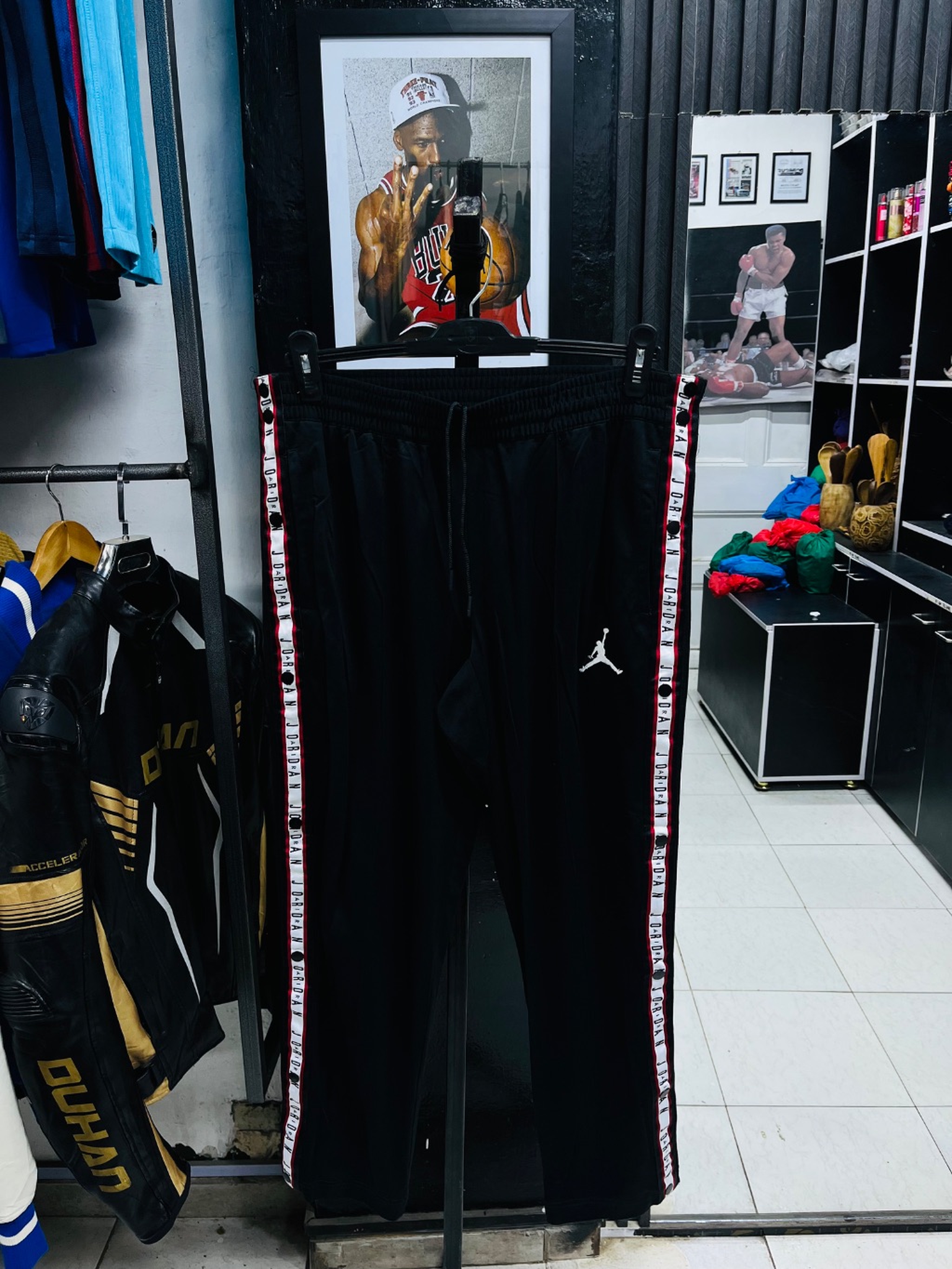 Jordan side button pants