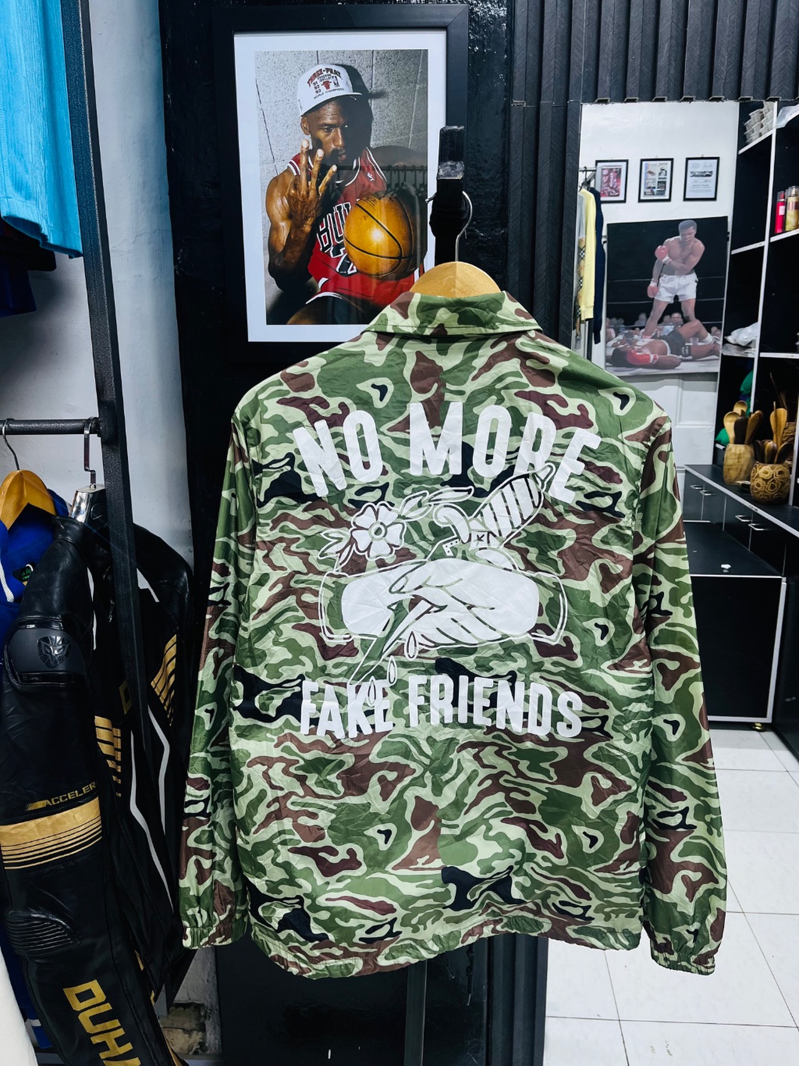 No More Fake Friends Coach Jacket