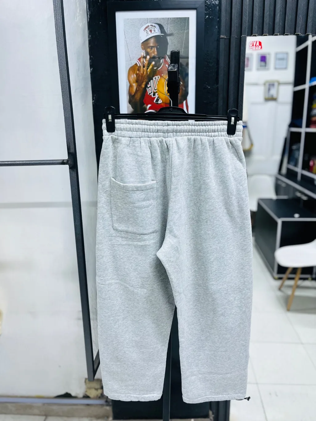 Grey sweatpants