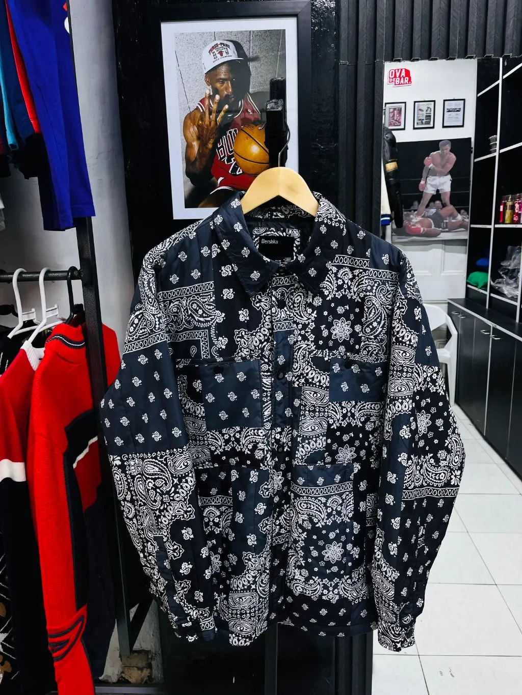 Bershka Bandana Coach Jacket