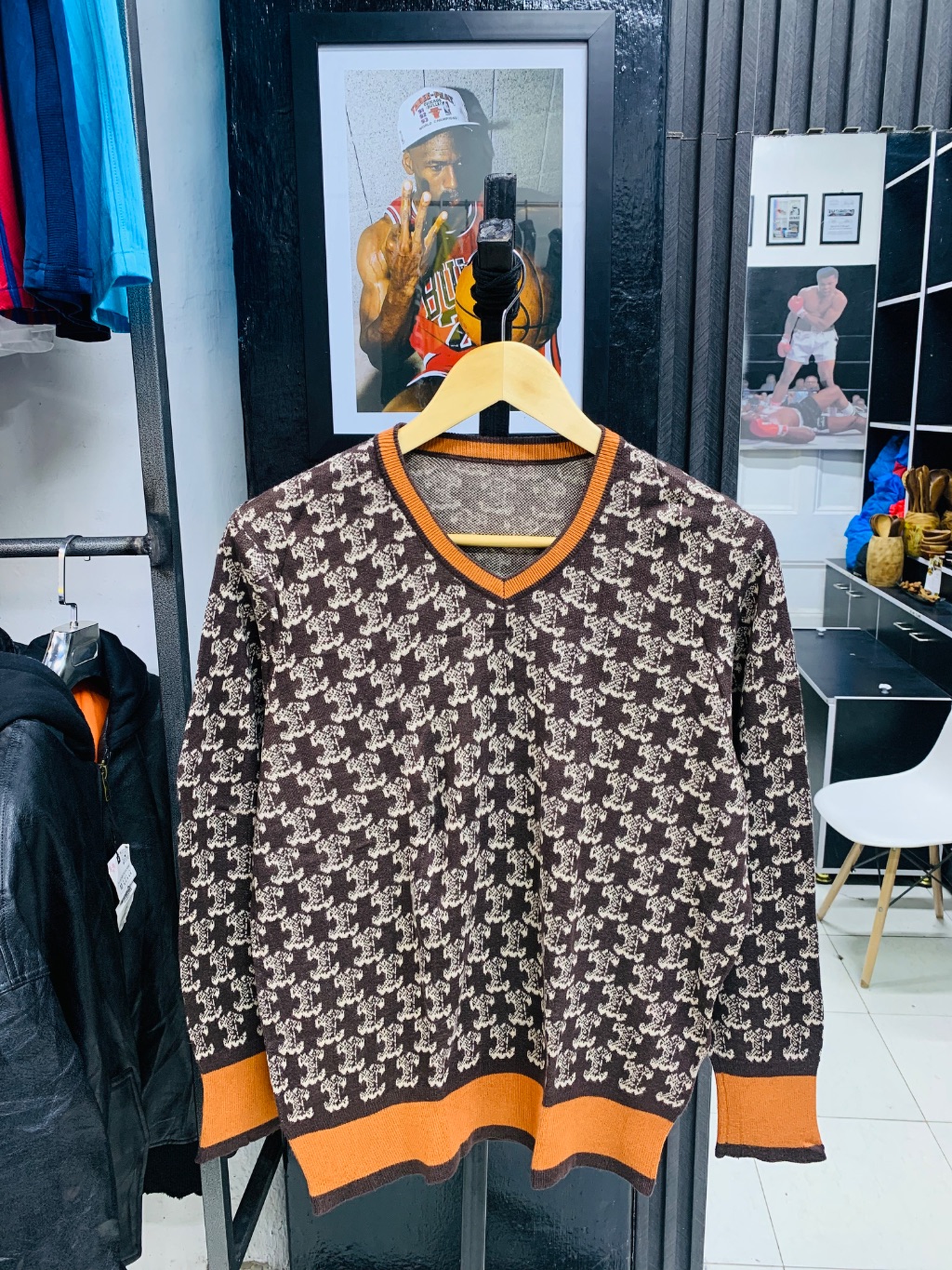 Celine V neck sweater
