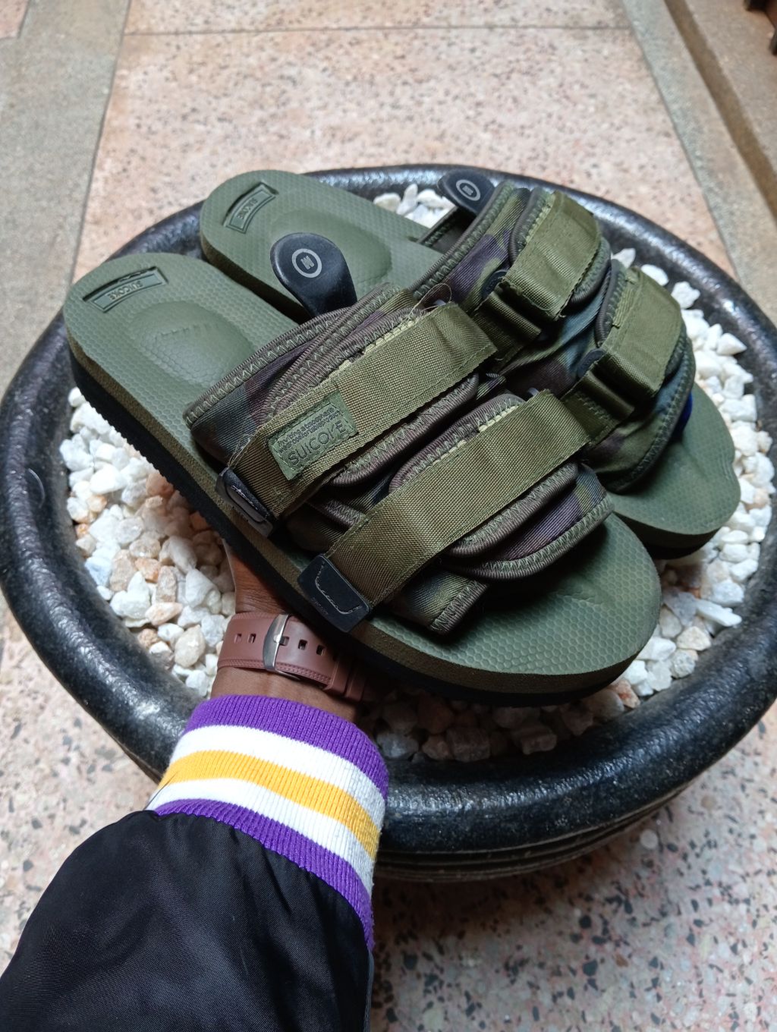 SUICOKE X STUSSY SLIDES